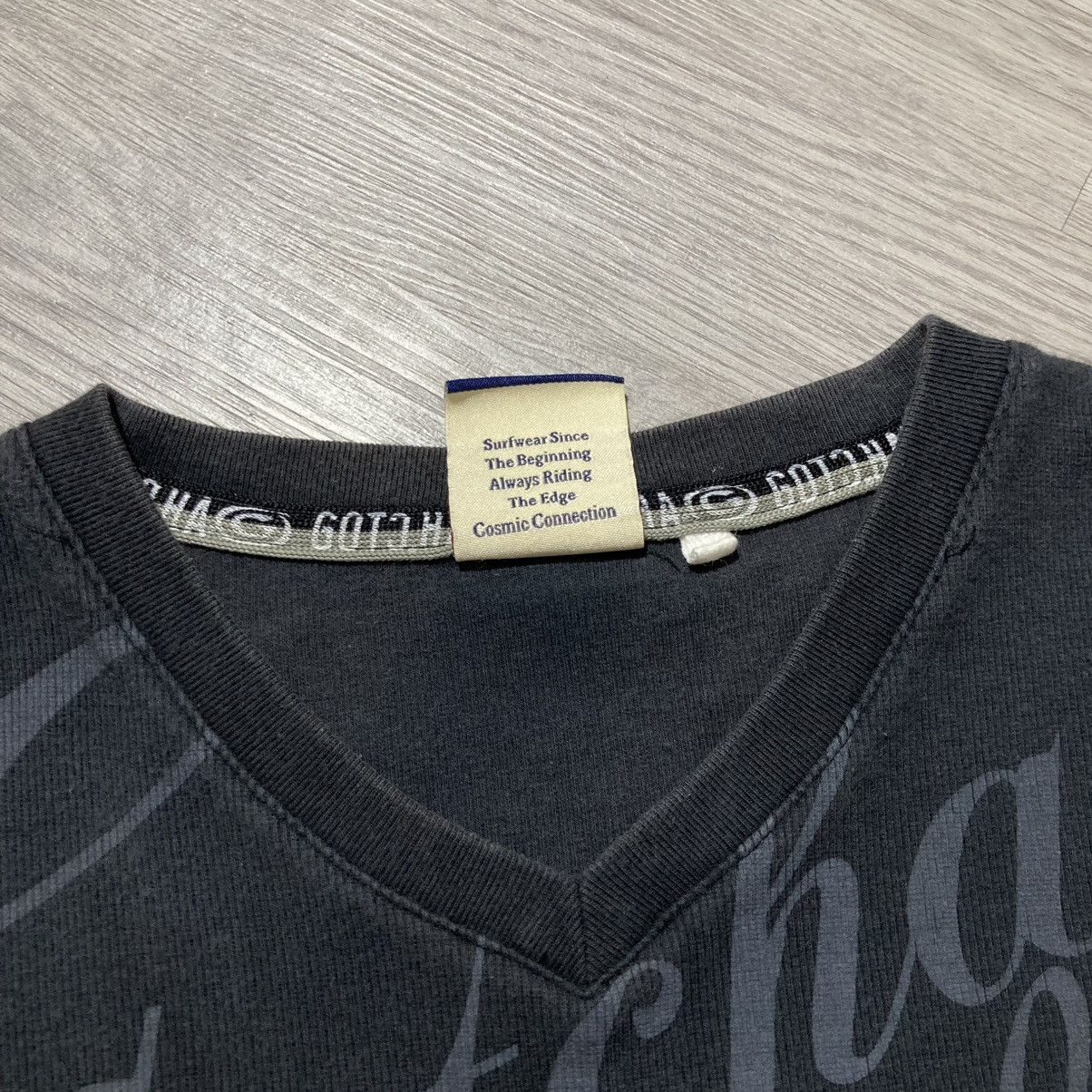 20471120 2000s Gotcha Surf Poem Logo T-shirt Tribal Punk Gothic Style Size US M / EU 48-50 / 2 - 14 Thumbnail