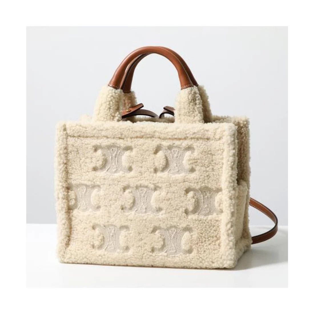 Celine o1w1db11225 199163FK5 Size: OS / Small Cabas Thais Bag Beige Size ONE SIZE - 1 Thumbnail