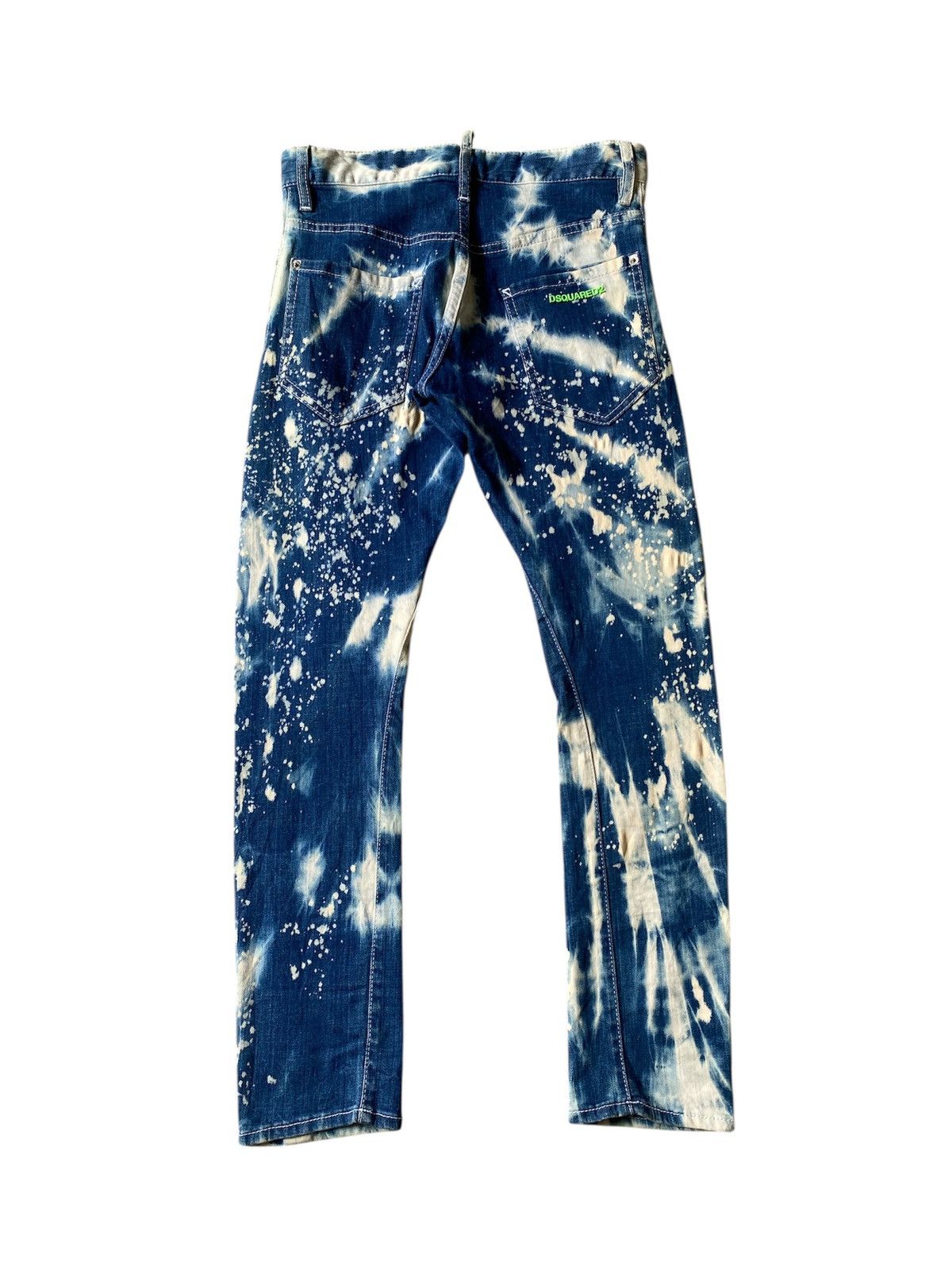 Dsquared2 Snow Acid Wash Strechable Jeans