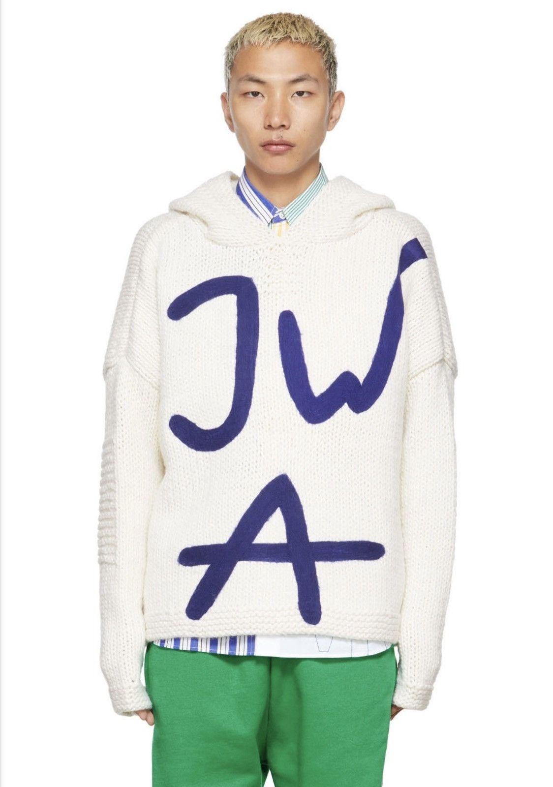 JW Anderson JW Anderson Chunky Knit Hoodie Size US XL / EU 56 / 4 - 5 Thumbnail