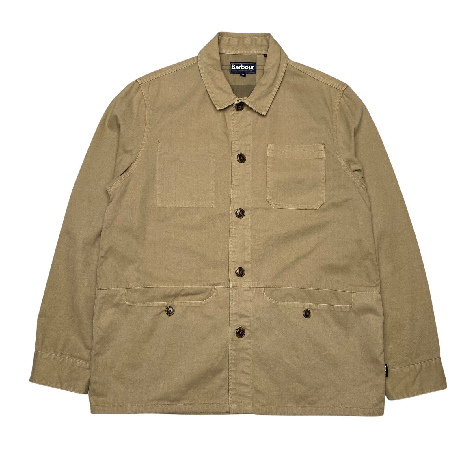 Barbour Barbour Dene Cotton Twill Overshirt Jacket Mens Medium Chore Size US M / EU 48-50 / 2 - 1 Thumbnail