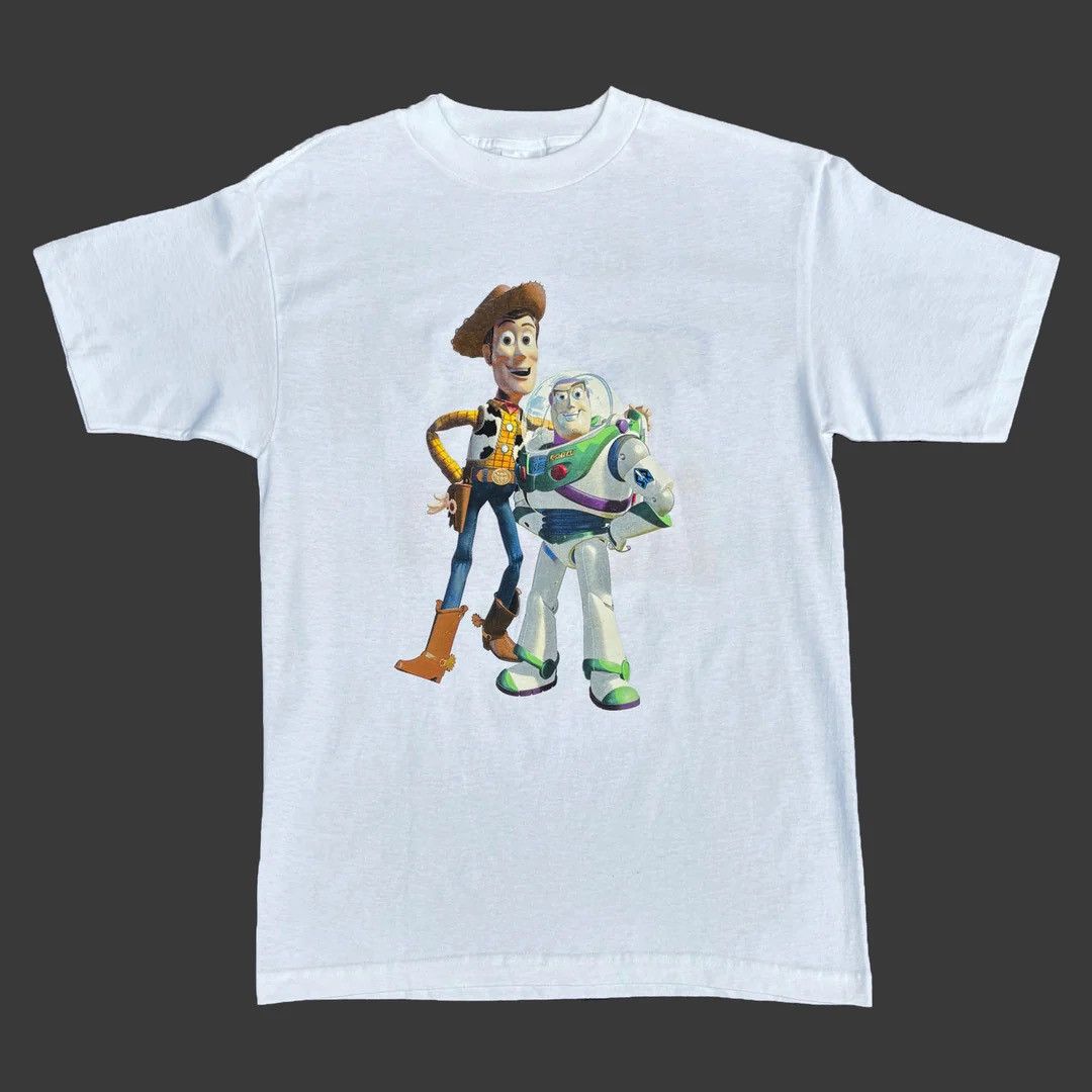Vintage Toy Story 1995 90s Vintage Movie Promo Disney Pixar T-Shirt Size US M / EU 48-50 / 2 - 1 Thumbnail