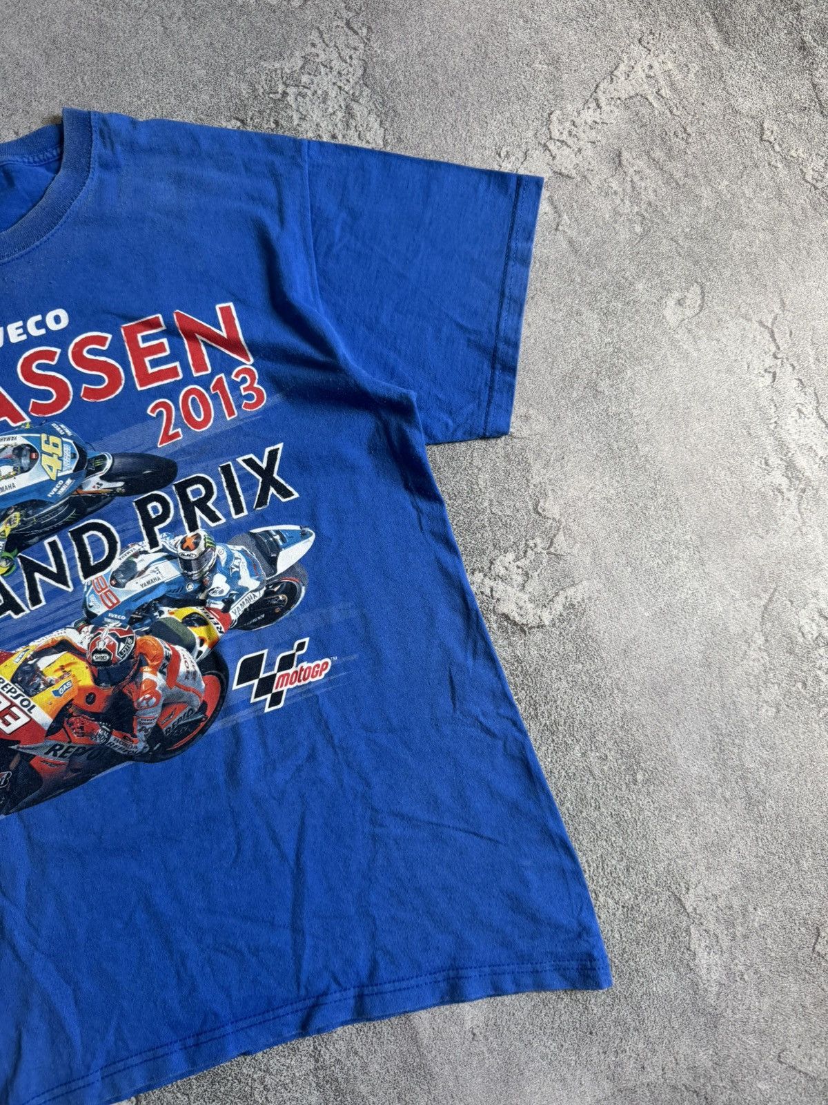 Vintage Grand Prix IVECO Motogp TT ASSEN racing 2013 tshirt tee 00s Size US L / EU 52-54 / 3 - 9 Thumbnail