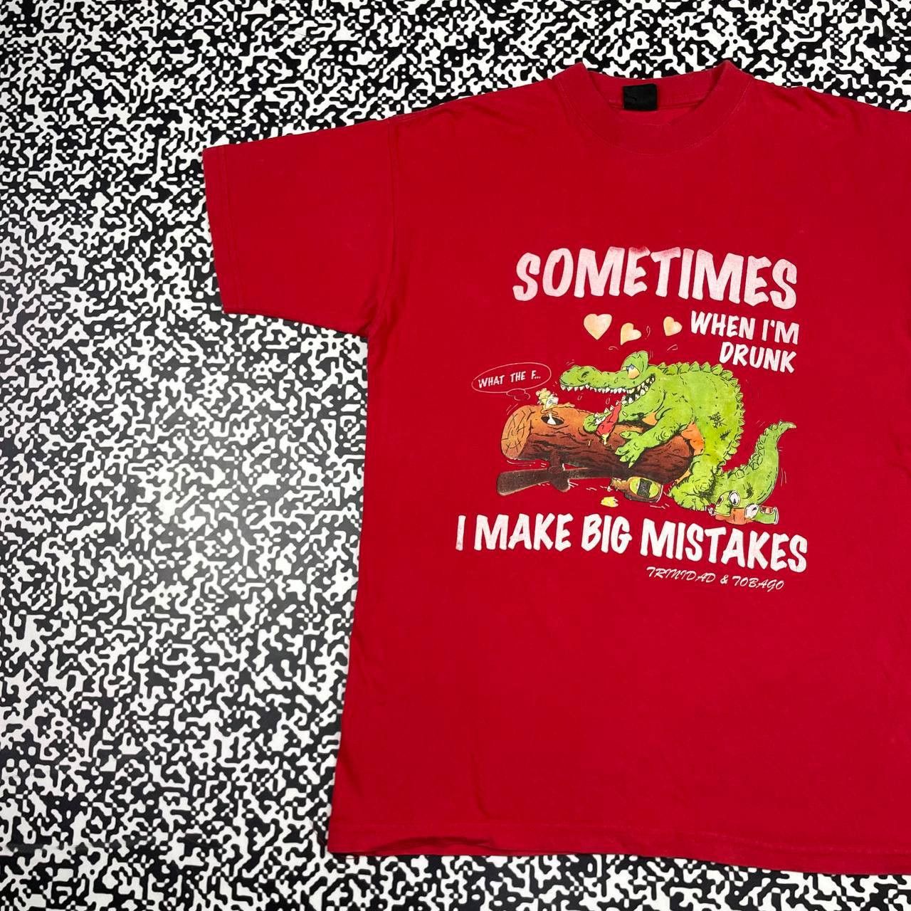 Vintage Vintage Y2K Humor When Im Drunk I Make Mistakes Sex T-shirt Size US L / EU 52-54 / 3 - 2 Thumbnail