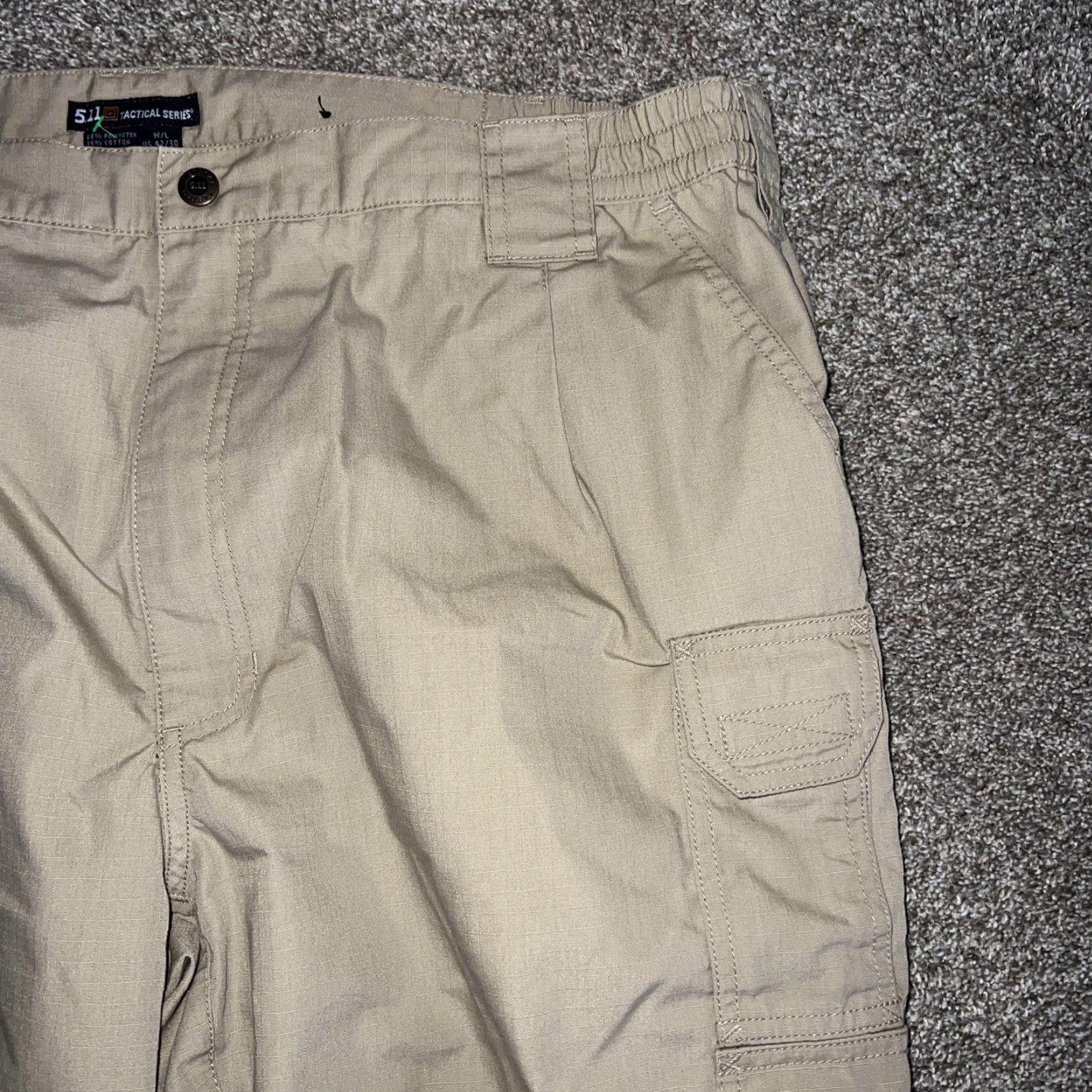 Vintage 5.11 Tactical Beige Pants Mens 42x30 Cargo Regular Beige Mens Cargo 42x30 Size US 42 / EU 58 - 2 Thumbnail