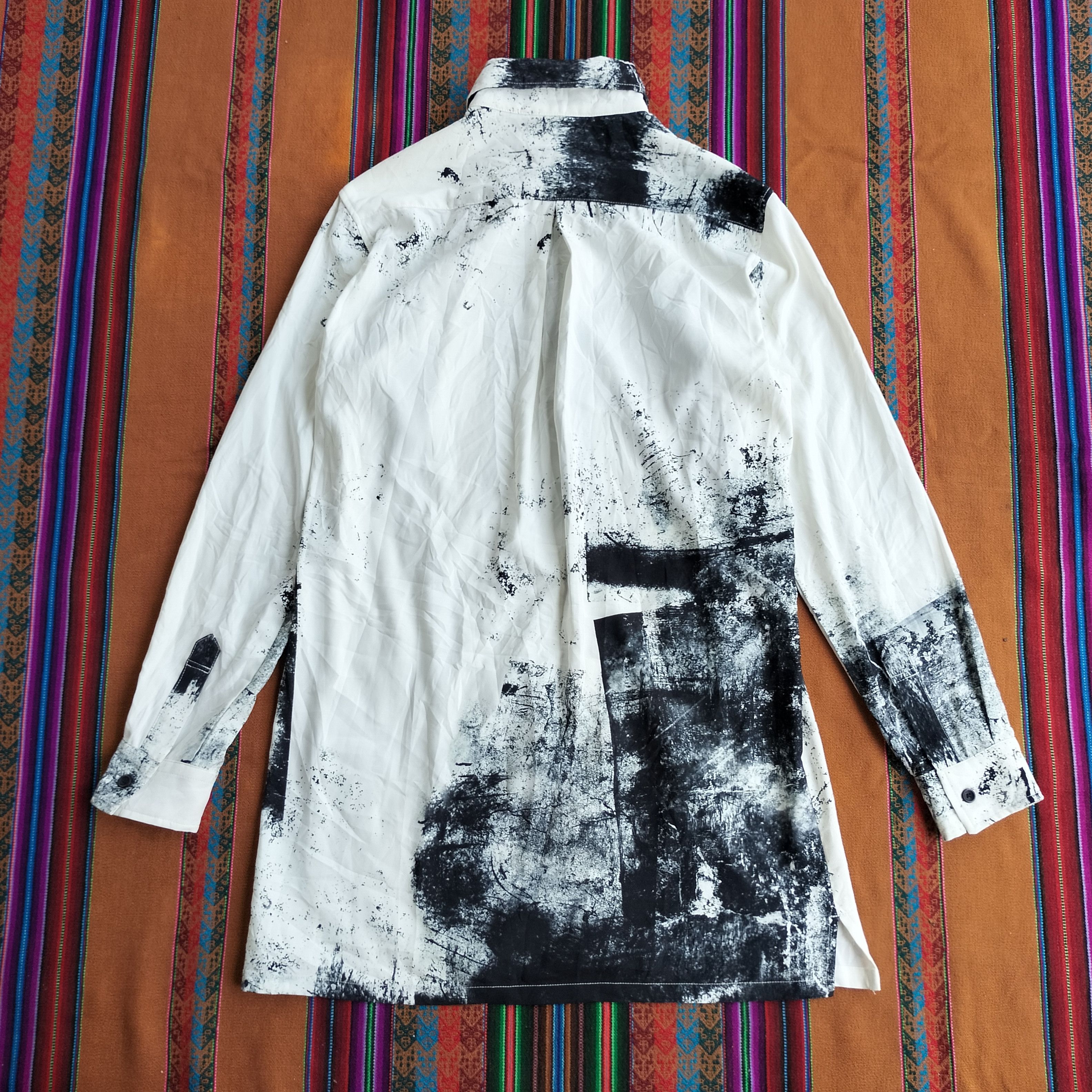 Shellac Shellac x Semantic Design monochrome long sleeve shirt Size US L / EU 52-54 / 3 - 3 Thumbnail