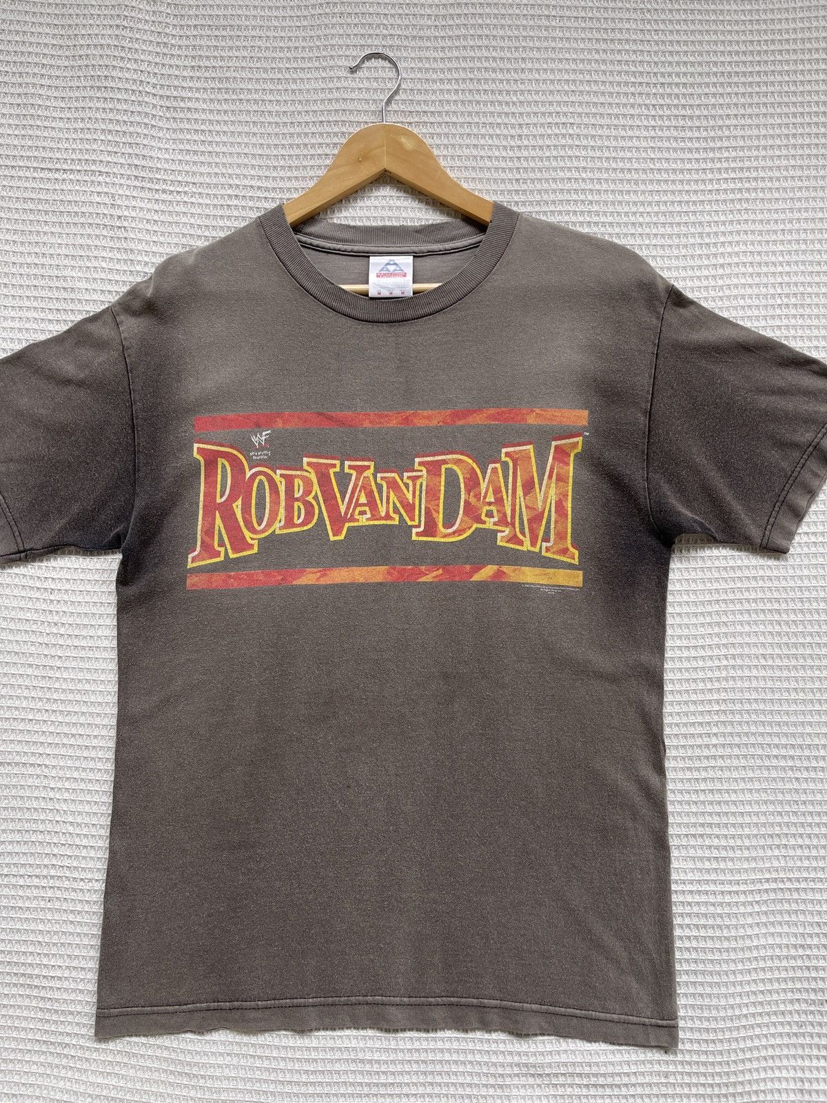 Vintage SUN FADED🔥Rare🔥Vintage WWF Rob Van Dam T Shirt Size US M / EU 48-50 / 2 - 16 Thumbnail