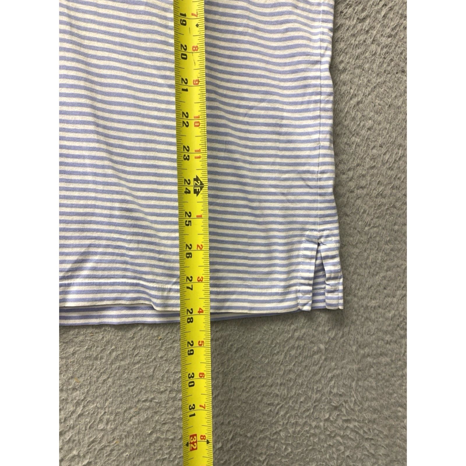 Polo Ralph Lauren Polo Ralph Lauren Men’s Polo Shirt Blue Striped Short Sleeve Button-Up Vintage No Size US L / EU 52-54 / 3 - 5 Thumbnail