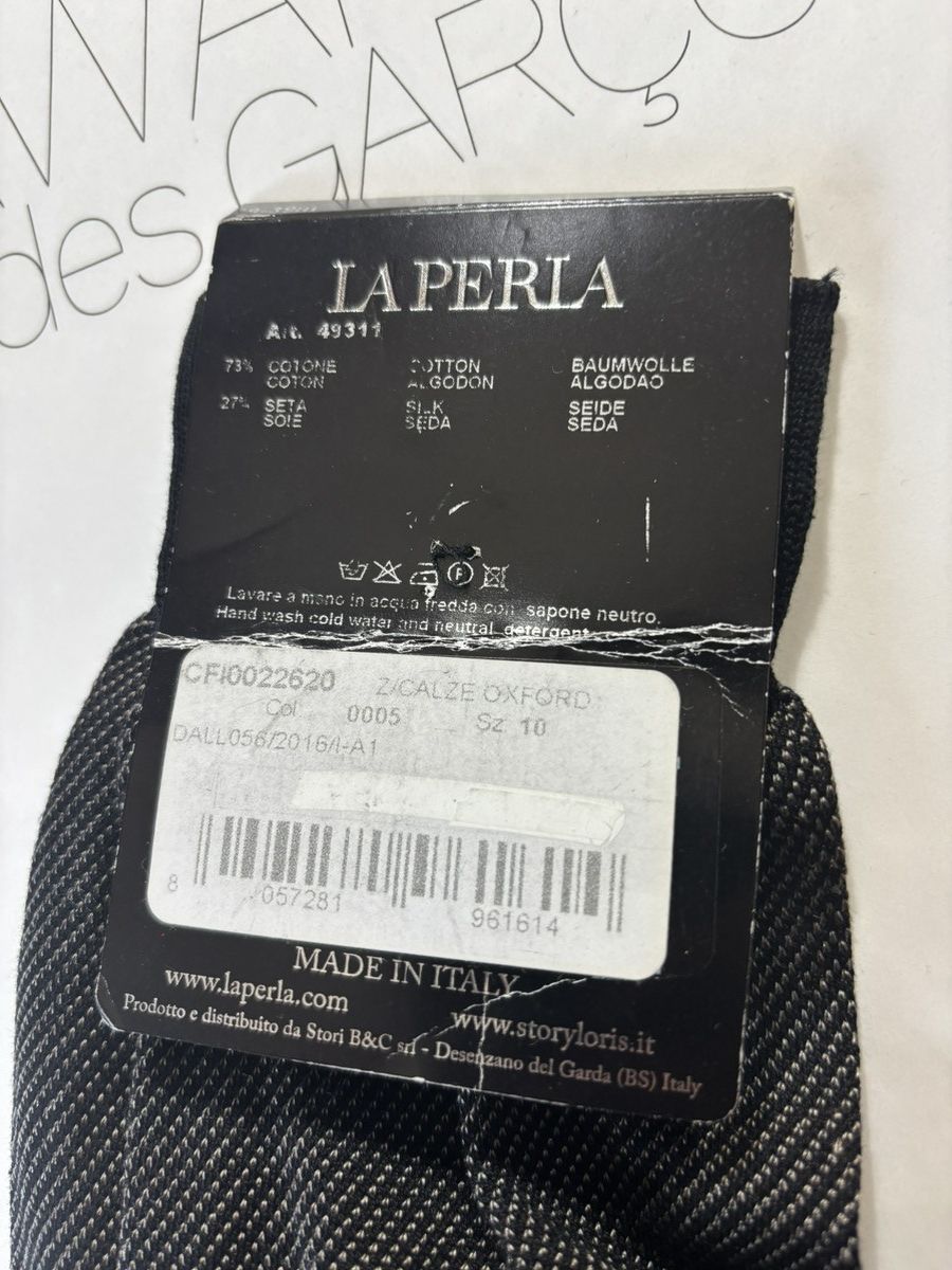 Other La Perla Men sz 10 socks Silk cotton New Size ONE SIZE - 4 Thumbnail