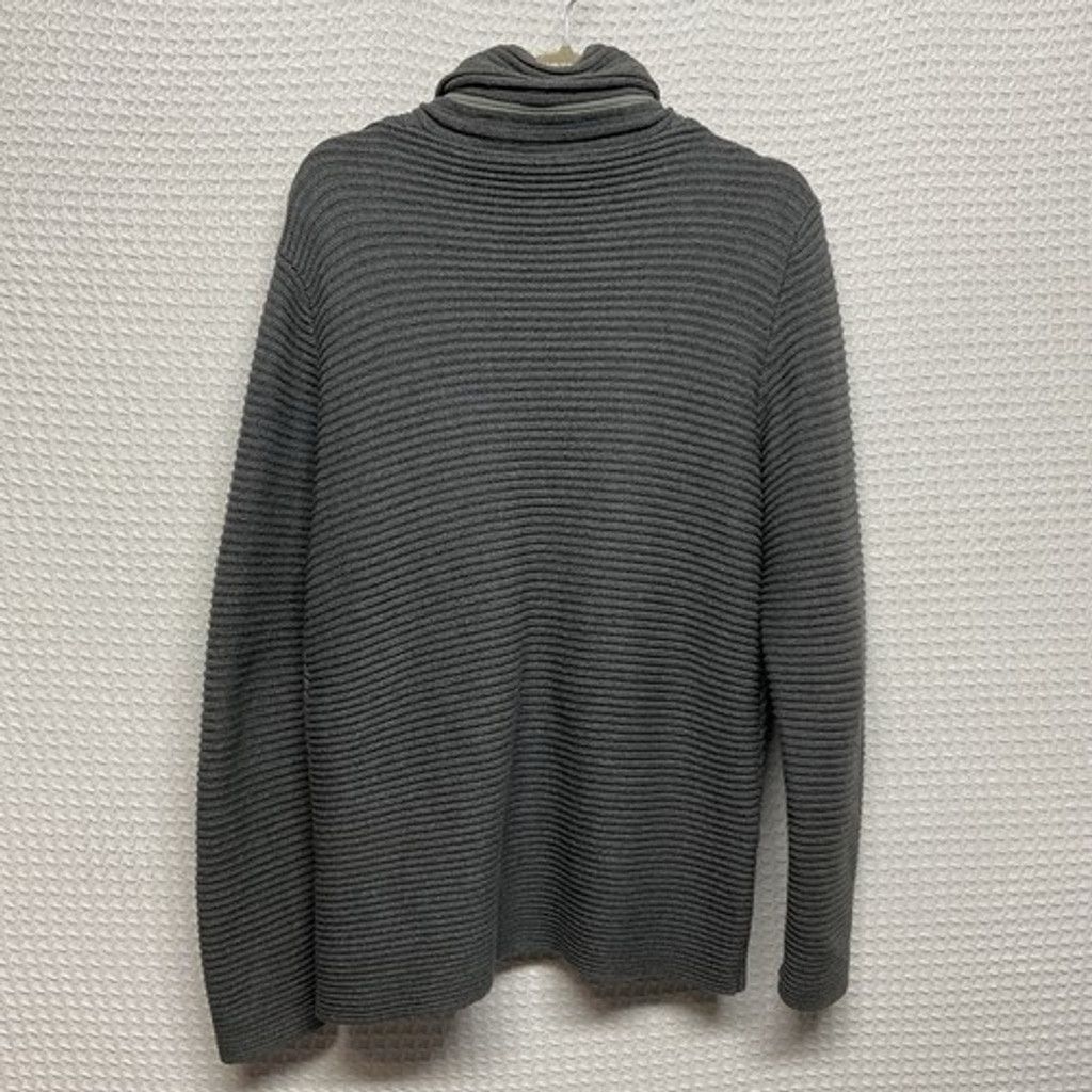 Armani Exchange Armani Exchange Hooded Ribbed Full Zip Jacket Sweater Men M Size US M / EU 48-50 / 2 - 7 Thumbnail