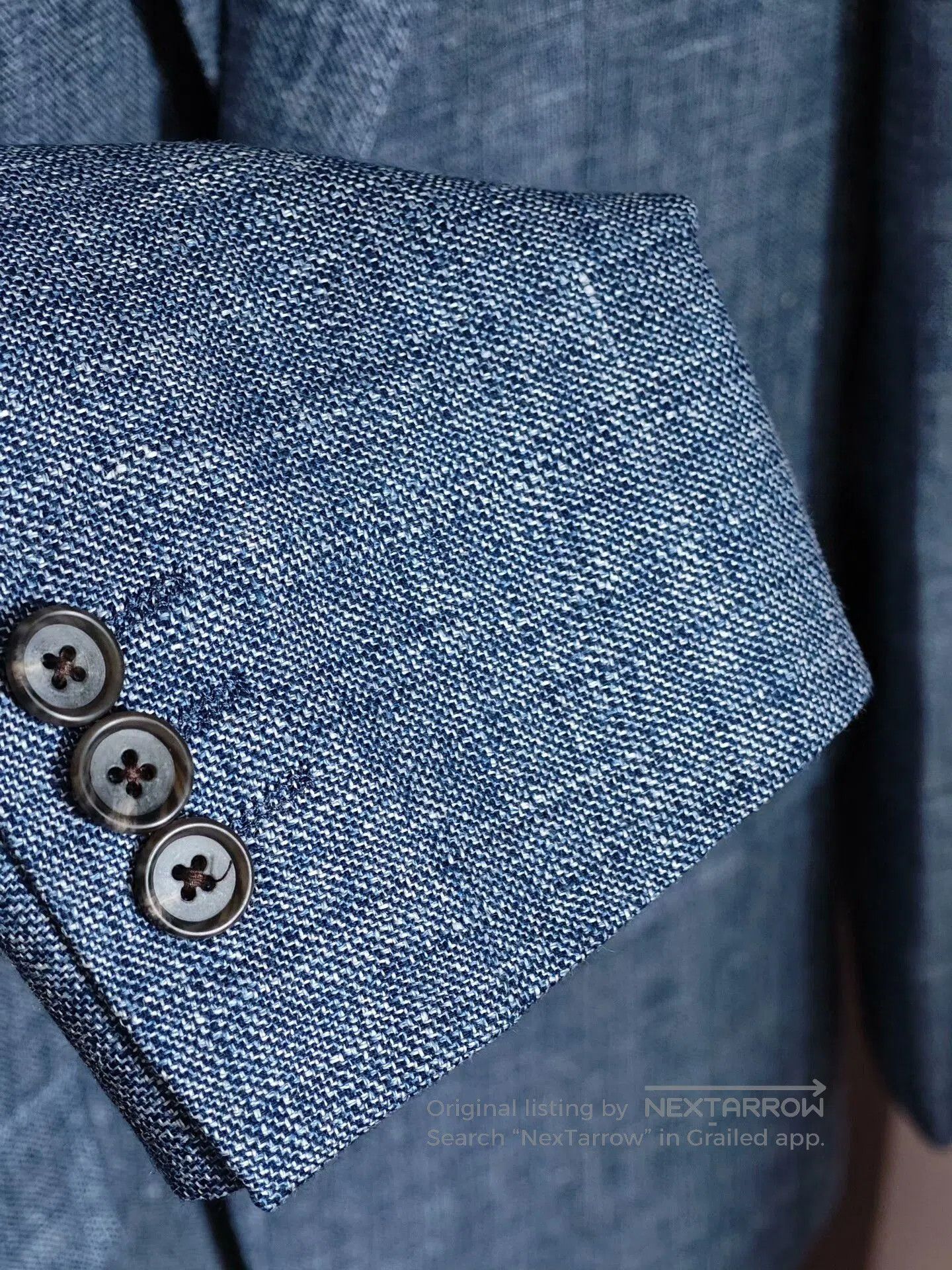 Japanese Brand Italian Recycled Wool Linen Suit. Size US S / EU 44-46 / 1 - 4 Thumbnail