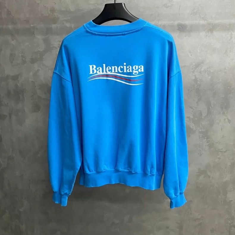 Balenciaga Balenciaga Sky-blue cola logo sweatshirt Size US XS / EU 42 / 0 - 2 Thumbnail