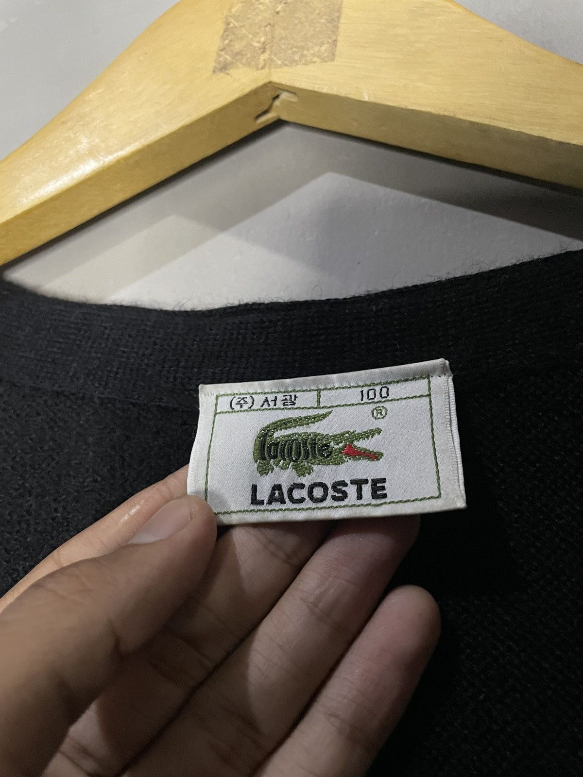 Lacoste Lacoste X vintage Y2k Cardigan Wool Size M / US 6-8 / IT 42-44 - 4 Thumbnail
