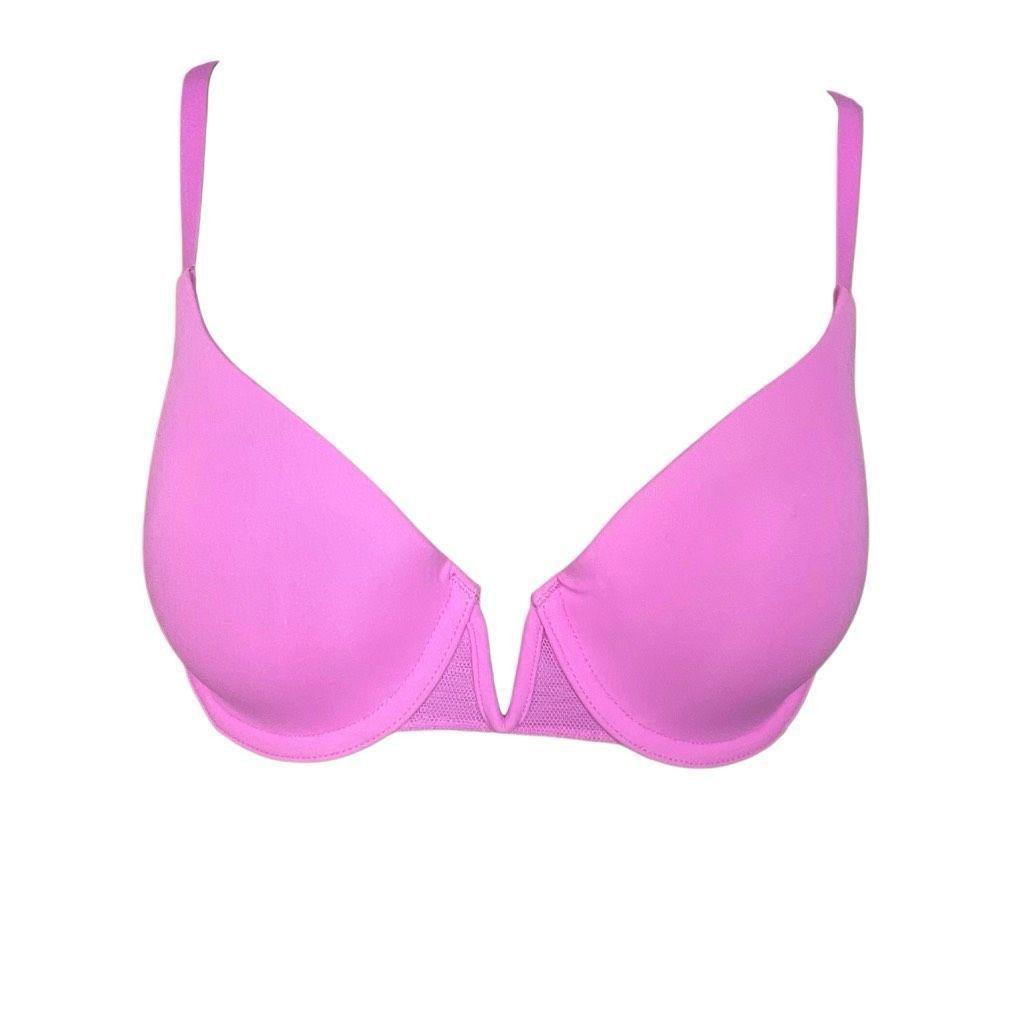 Wolford NWT Wolford Straight Laced Demi Cup Bra 85D 38D Orchid Pink Size ONE SIZE - 1 Thumbnail