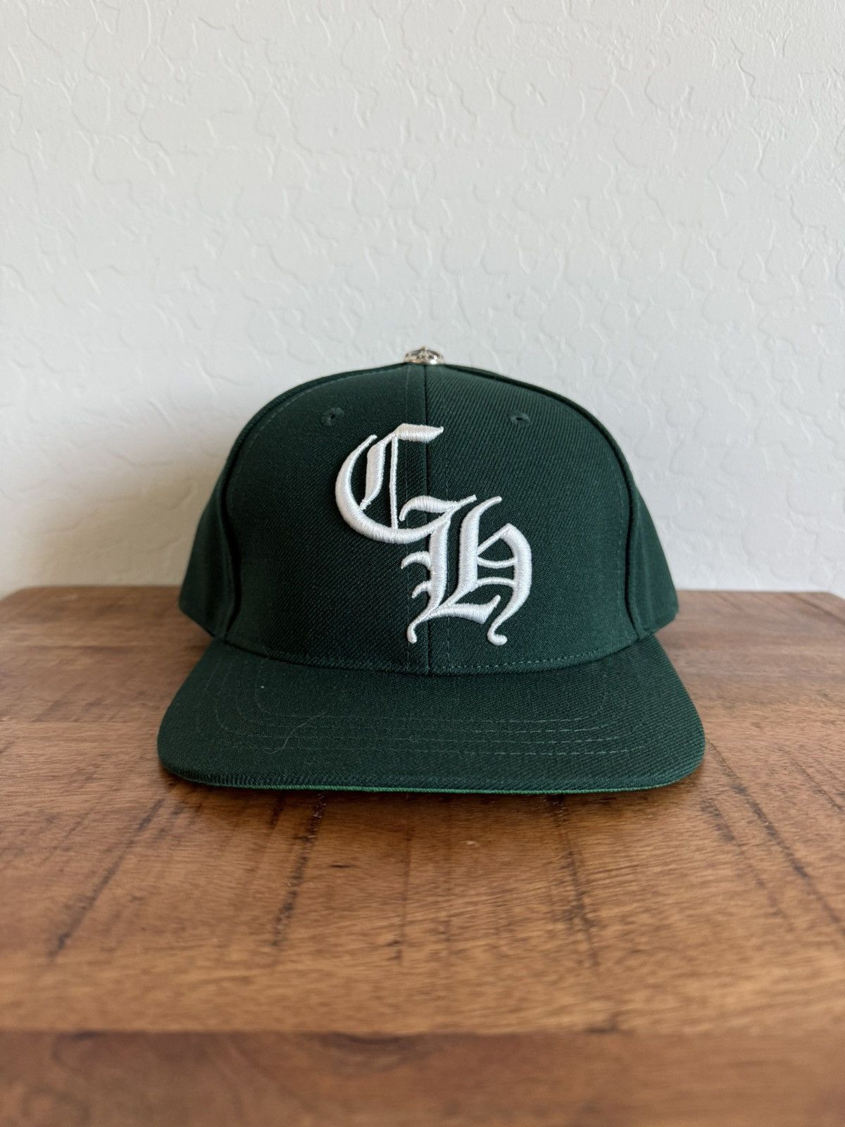 Chrome Hearts BASEBALL CH SNAPBACK DARK GREEN Size ONE SIZE - 1 Thumbnail