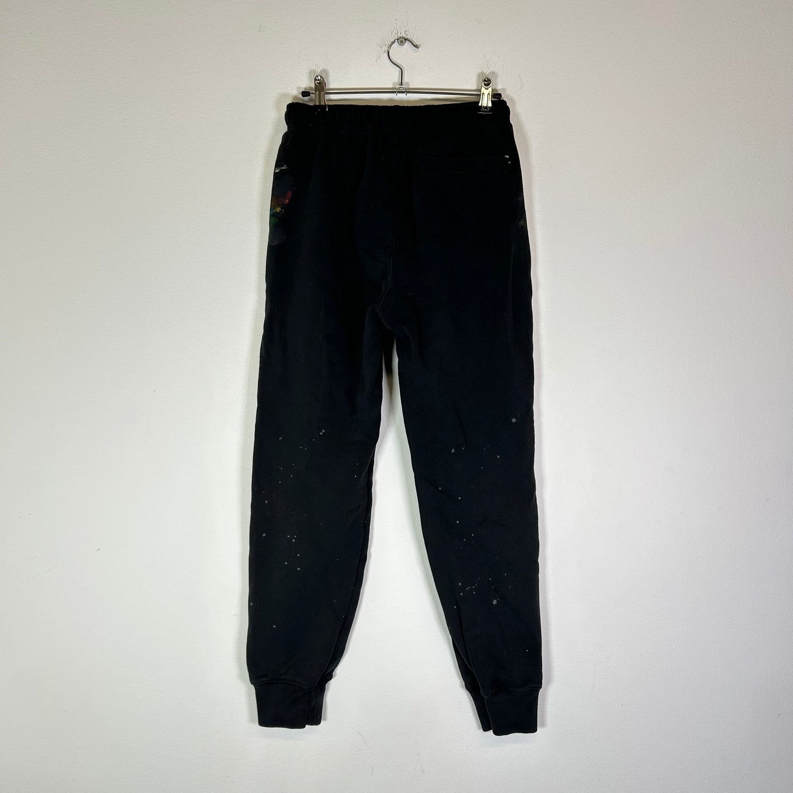 Gallery Dept. × Lanvin Gallery Dept x Lanvin Black Paint Splatter Sweatpants Size 26" / US 2 / IT 38 - 2 Thumbnail