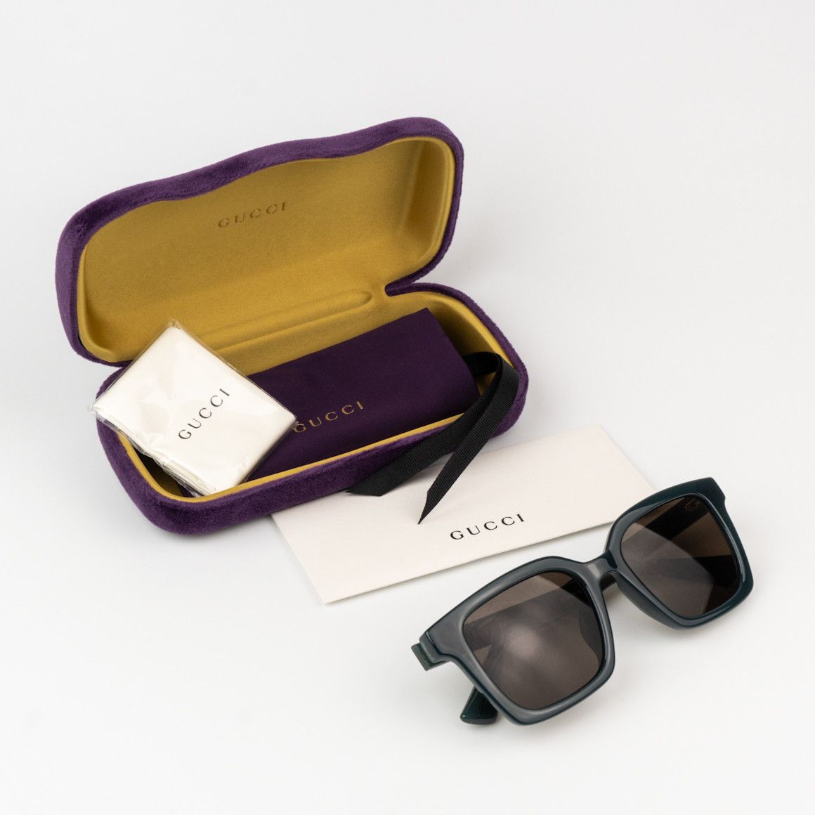Gucci NEW Gucci GG1582SK 003 Unisex Square Sunglasses GG 1582SK Size ONE SIZE - 10 Thumbnail