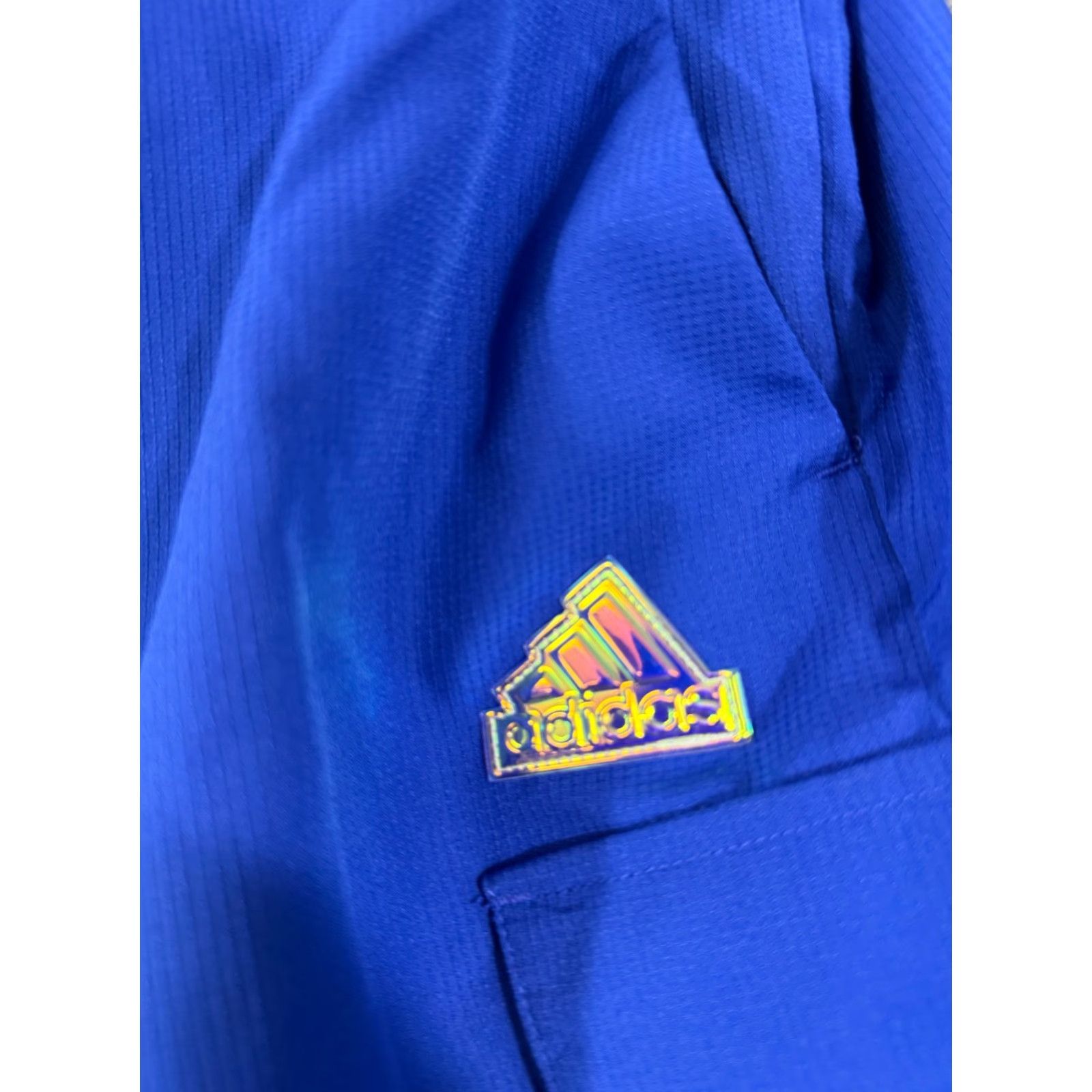 Adidas Adidas Sun Cargo Shorts Mens 2XL Blue Multi Sports Performance Drawstring NWT Size US 39 - 5 Thumbnail