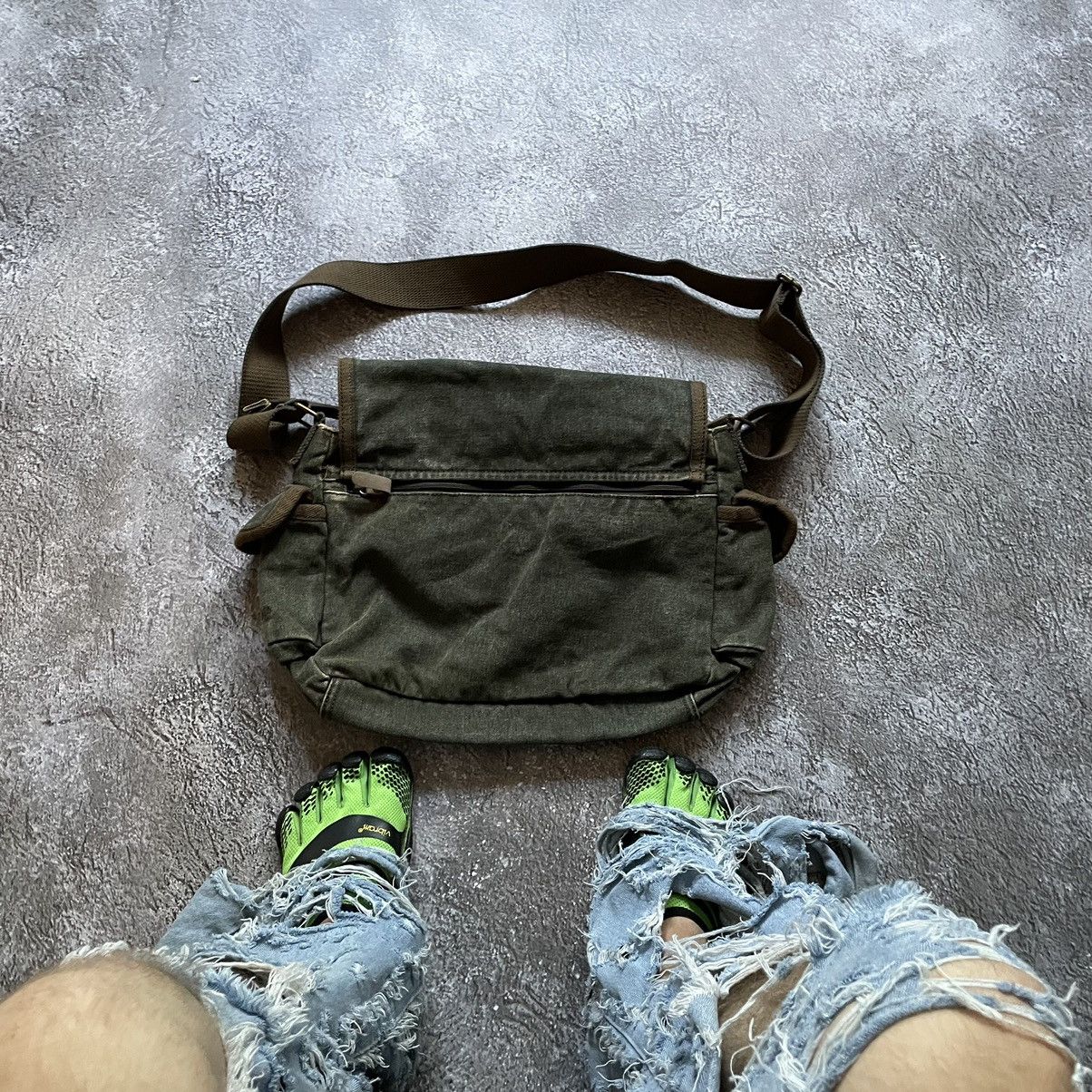 Vintage Vintage 90s Military Nylon Shoulder Bag Olive Drab Swag OS Size ONE SIZE - 9 Thumbnail