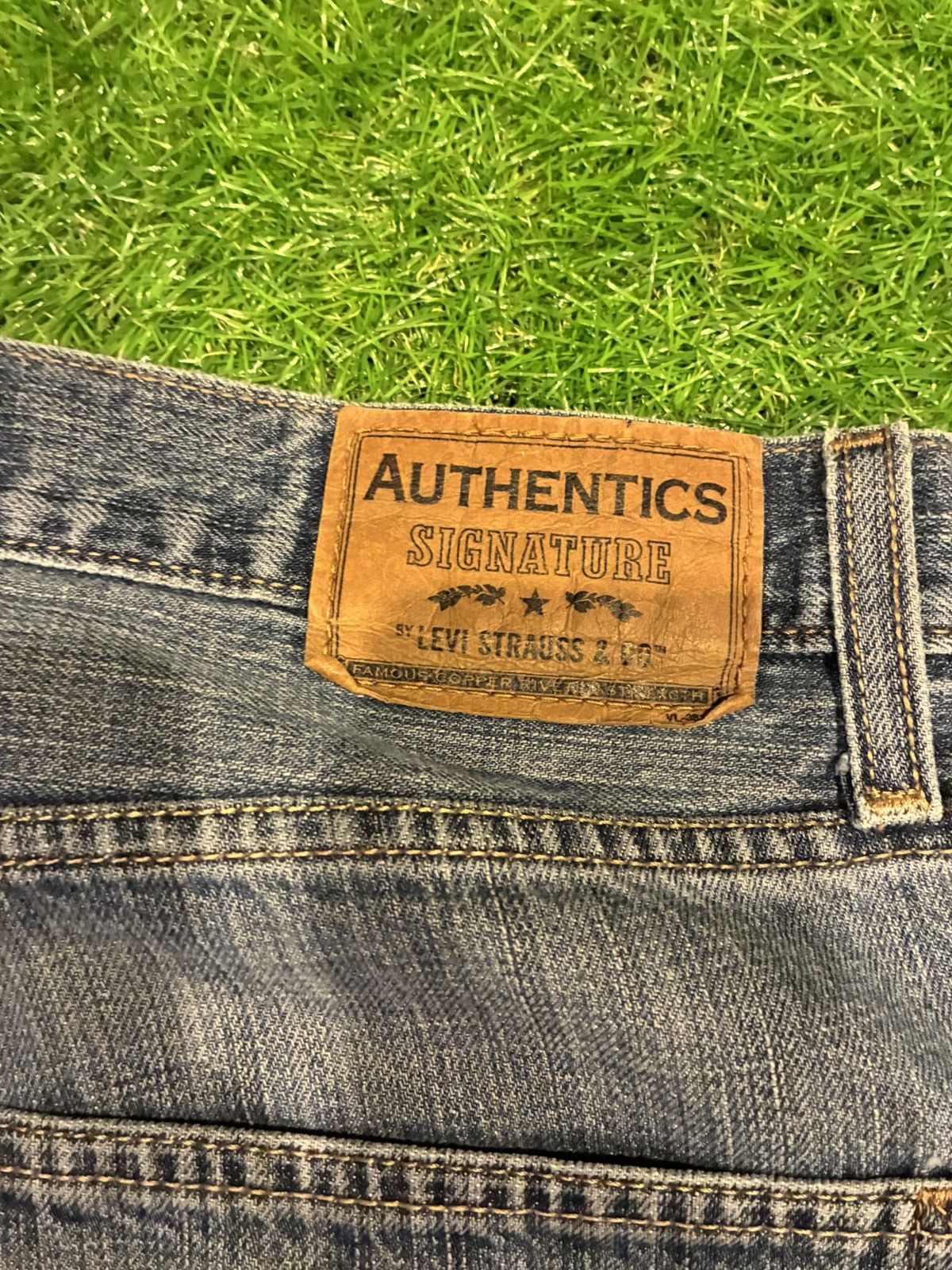 Levi's Custom Made Wide Leg Extreme Baggy Levis Denim Size US 34 / EU 50 - 6 Thumbnail