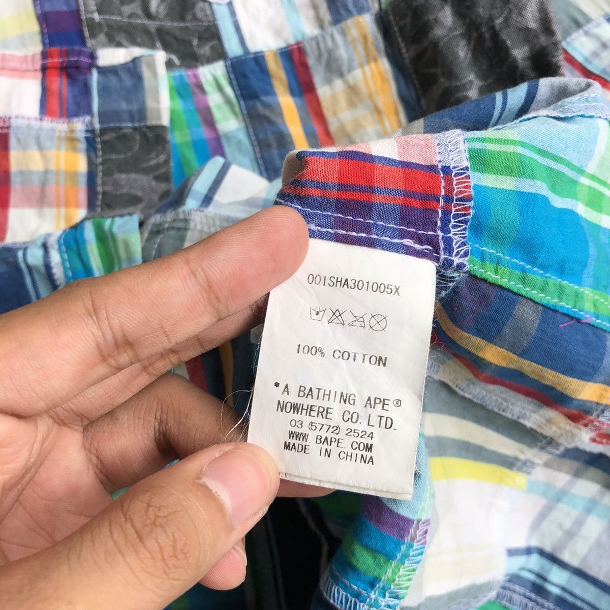 Bape OG Bape A Bathing Ape Camo Patchwork Long Slevee Shirt Size US S / EU 44-46 / 1 - 19 Thumbnail