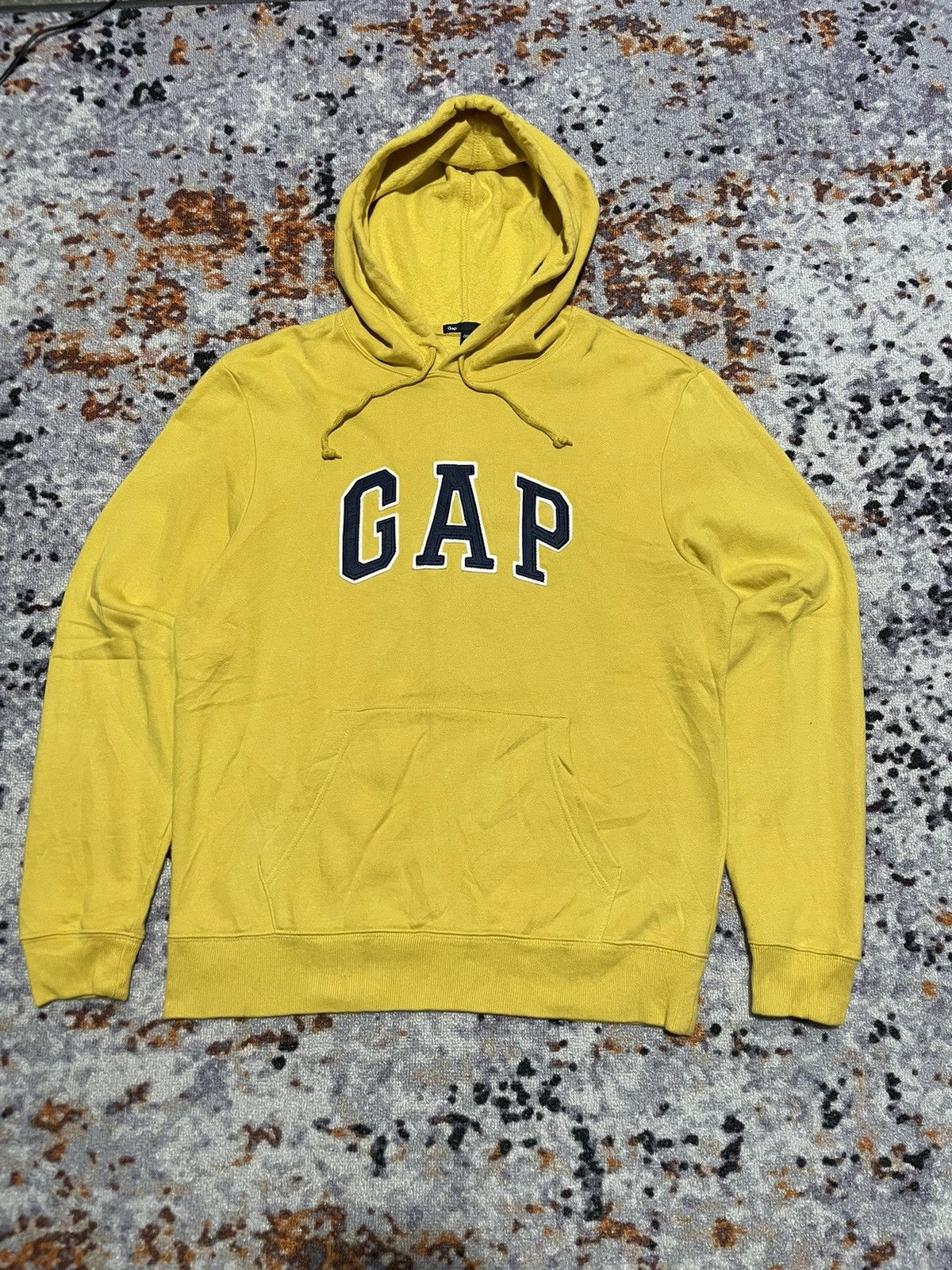 Gap × Japanese Brand RARE Item Gap Hoodie Yellow S to M fit L Size US S / EU 44-46 / 1 - 1 Thumbnail