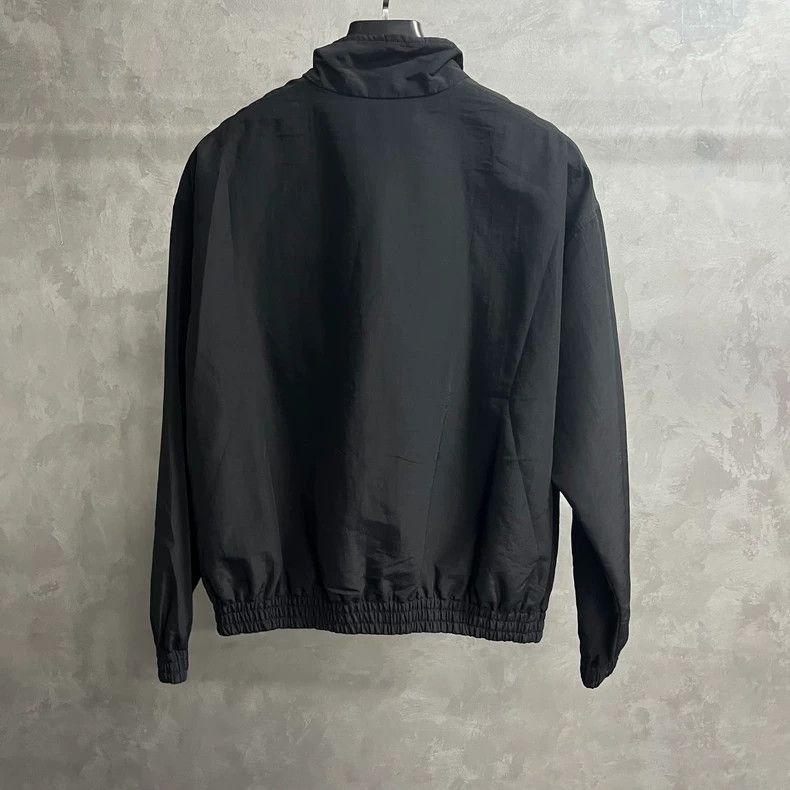 Balenciaga Balenciaga Black Solid Color Logo Printed Zipper Stand up C Size US XS / EU 42 / 0 - 5 Thumbnail