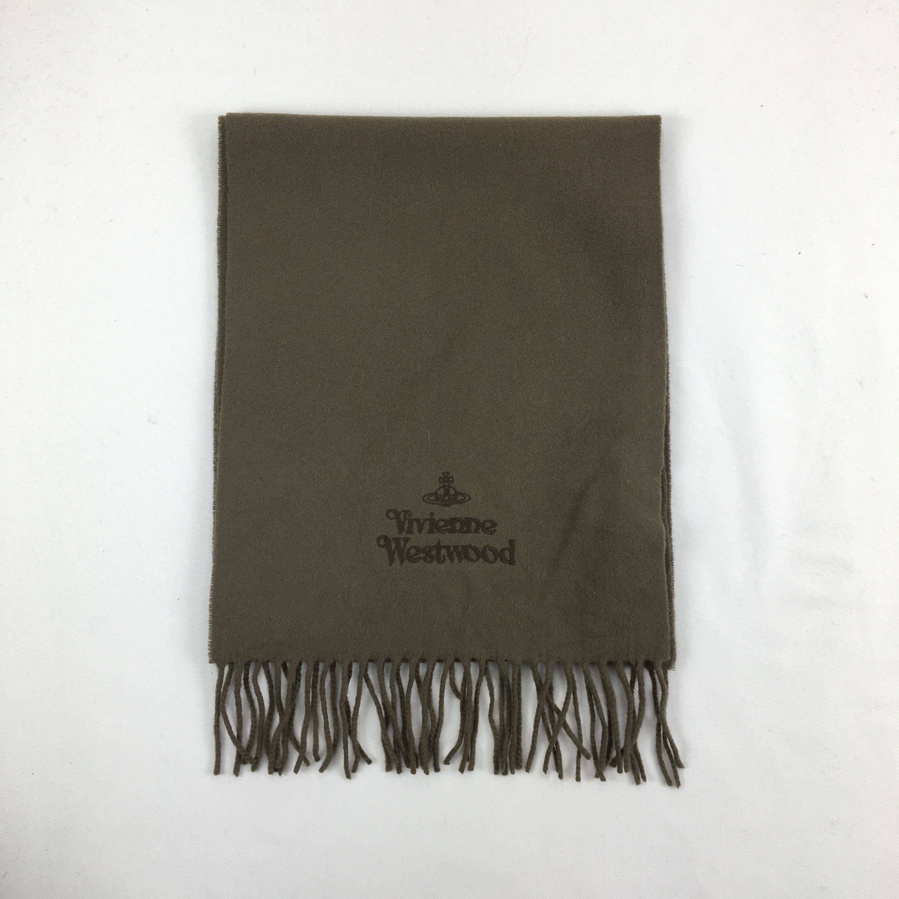 Vintage × Vivienne Westwood Vivienne Westwood Scarf Muffler Wool Cashmere Scarves Size ONE SIZE - 2 Thumbnail