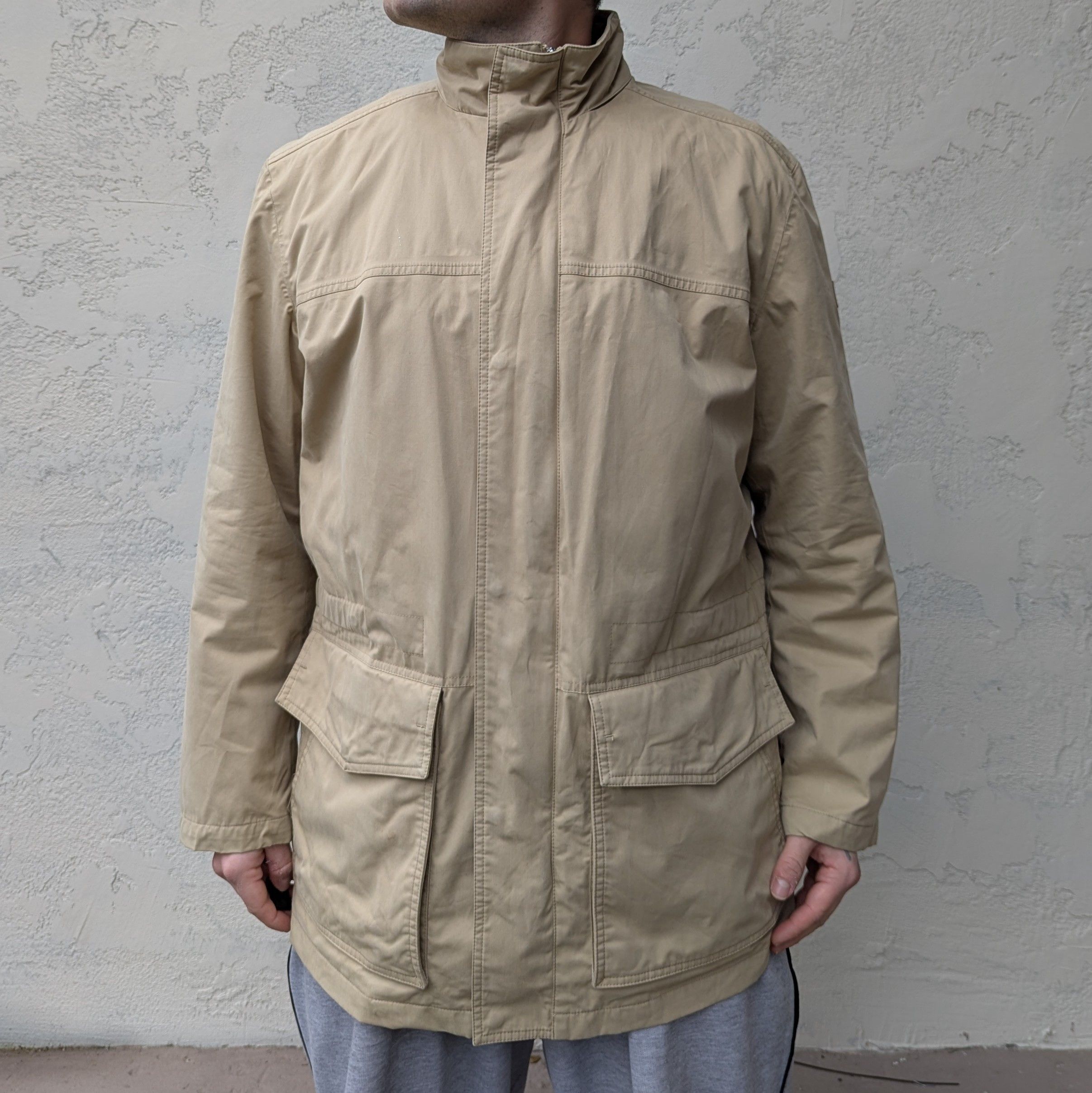 Paul & Shark Paul & Shark Vintage Typhoon 20000 Waterproof Beige Jacket Size US L / EU 52-54 / 3 - 18 Thumbnail
