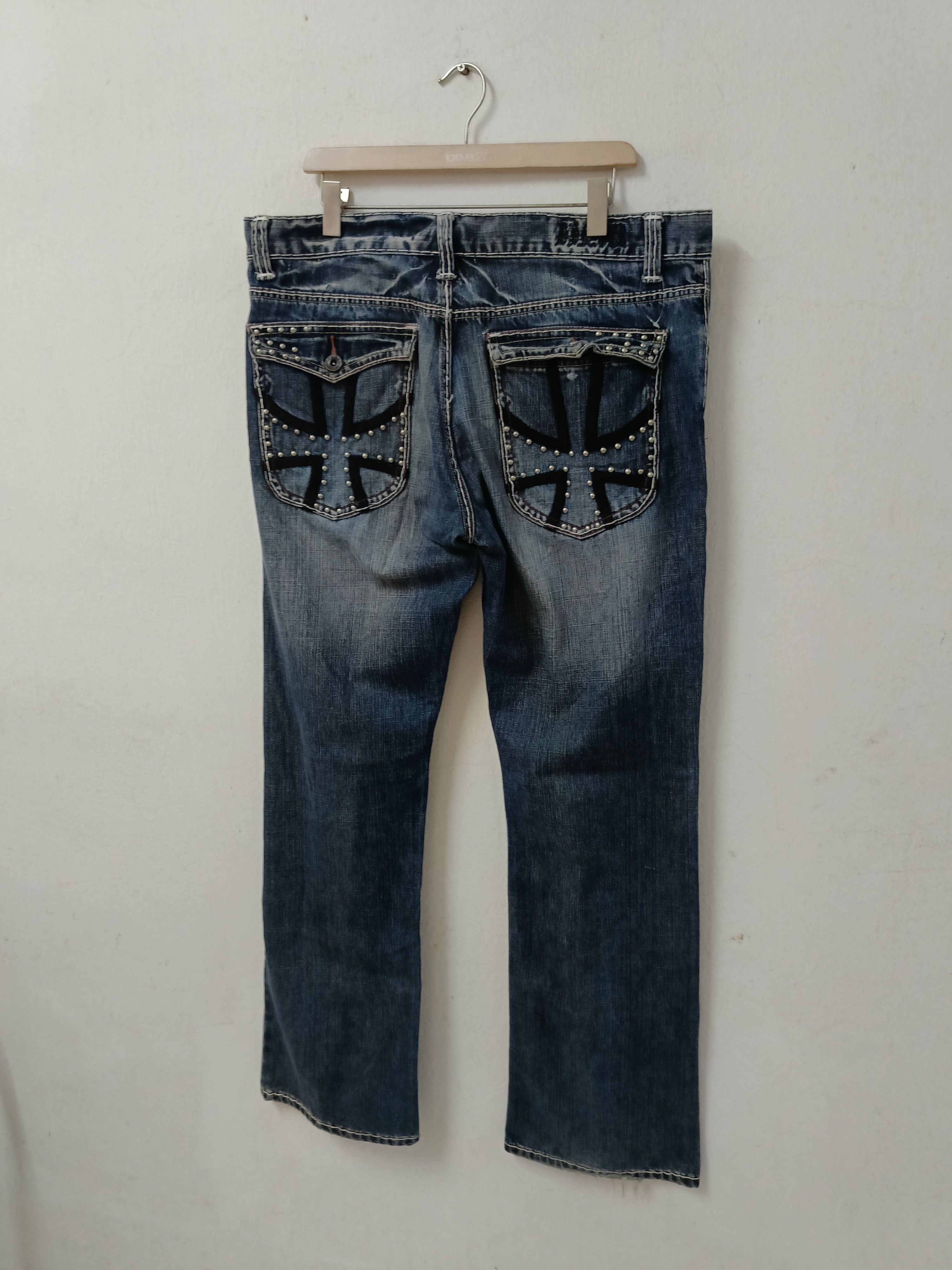 14th Addiction Japanese Brand punk Chrome Hearts Inspired Jeans Size US 38 / EU 54 - 1 Thumbnail