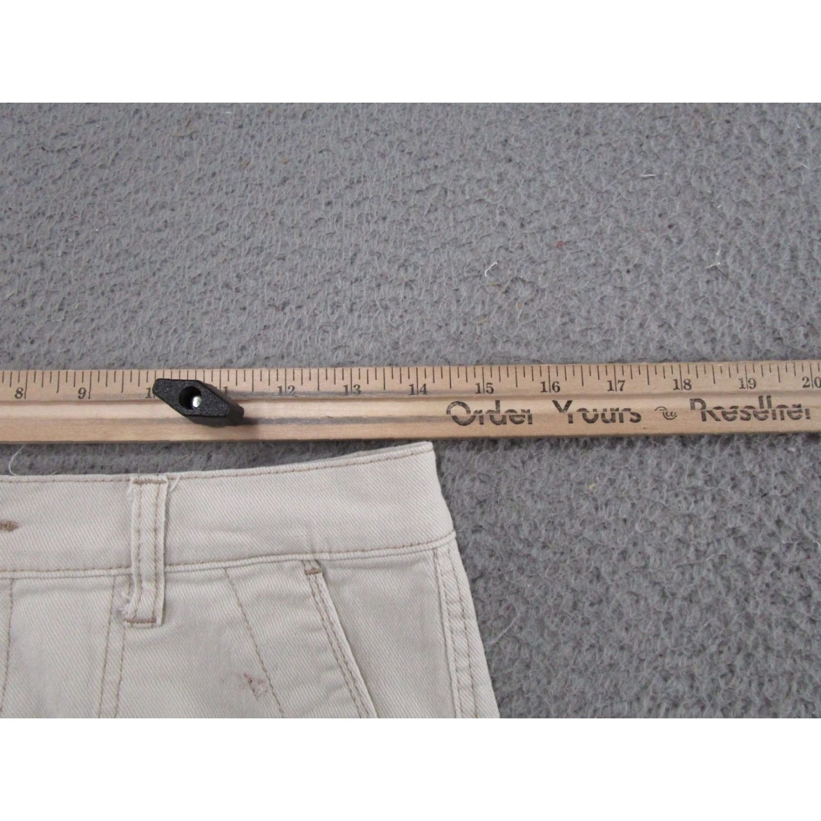 Vintage Kensie Jeans Straight Cargo Ivory Size 6/28 READ Womens Size 28" / US 6 / IT 42 - 6 Thumbnail