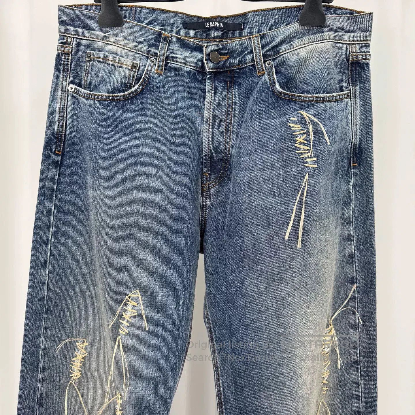 Jacquemus Jacquemus 23SS Distressed Washed Jeans. Size US 34 / EU 50 - 3 Thumbnail