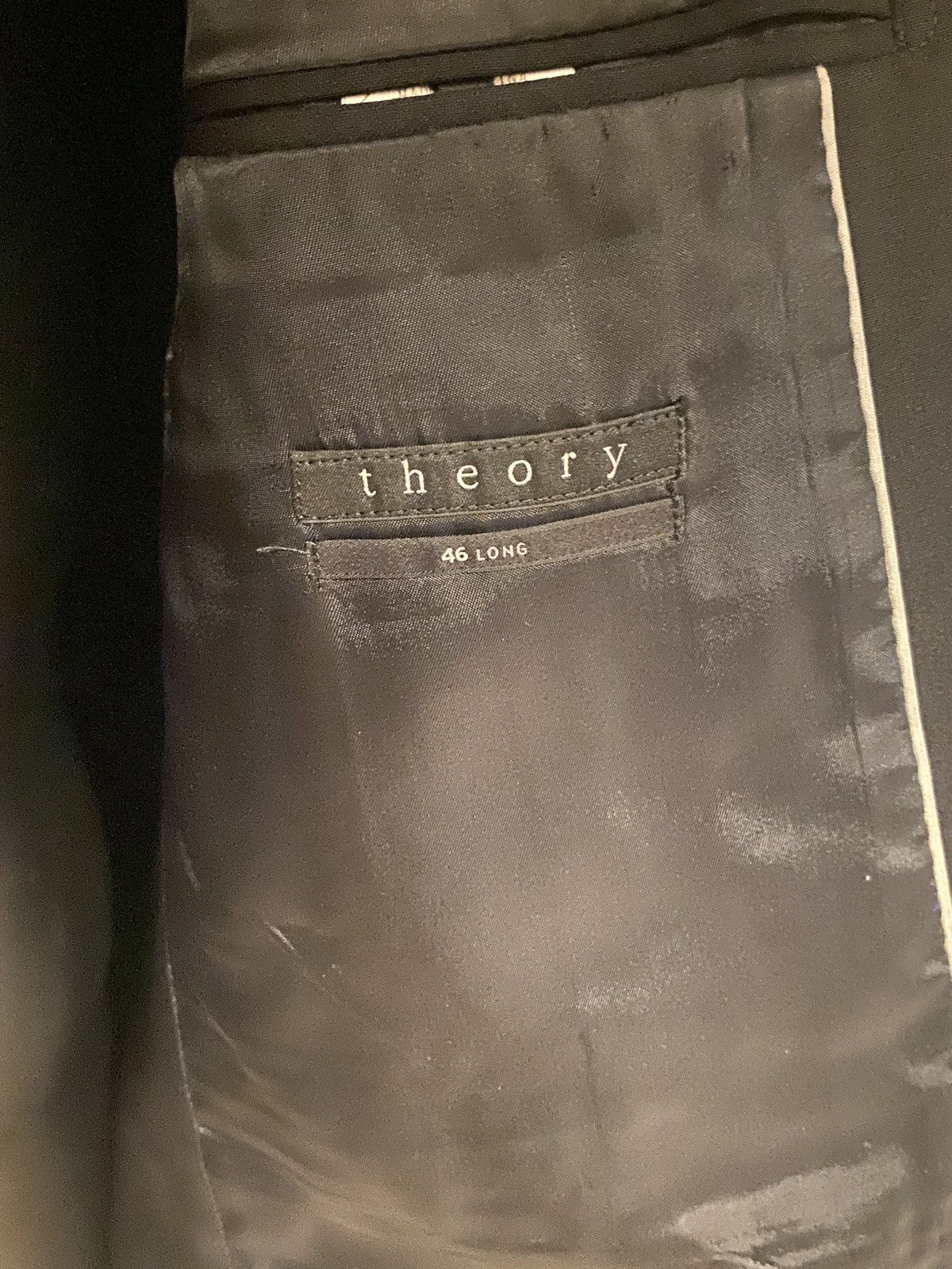 Theory Theory Black Slim-Fit Suit – Size 46L / 36W Size 46L - 3 Thumbnail
