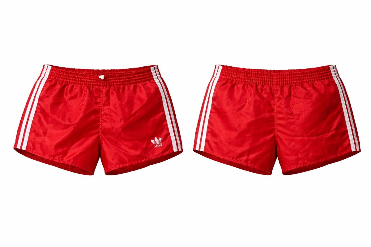 Adidas ADIDAS NYLON SPRINTER ICONIC SHORTS GLANZ RACER RETRO SIZE M Size US 36 / EU 52 - 1 Thumbnail
