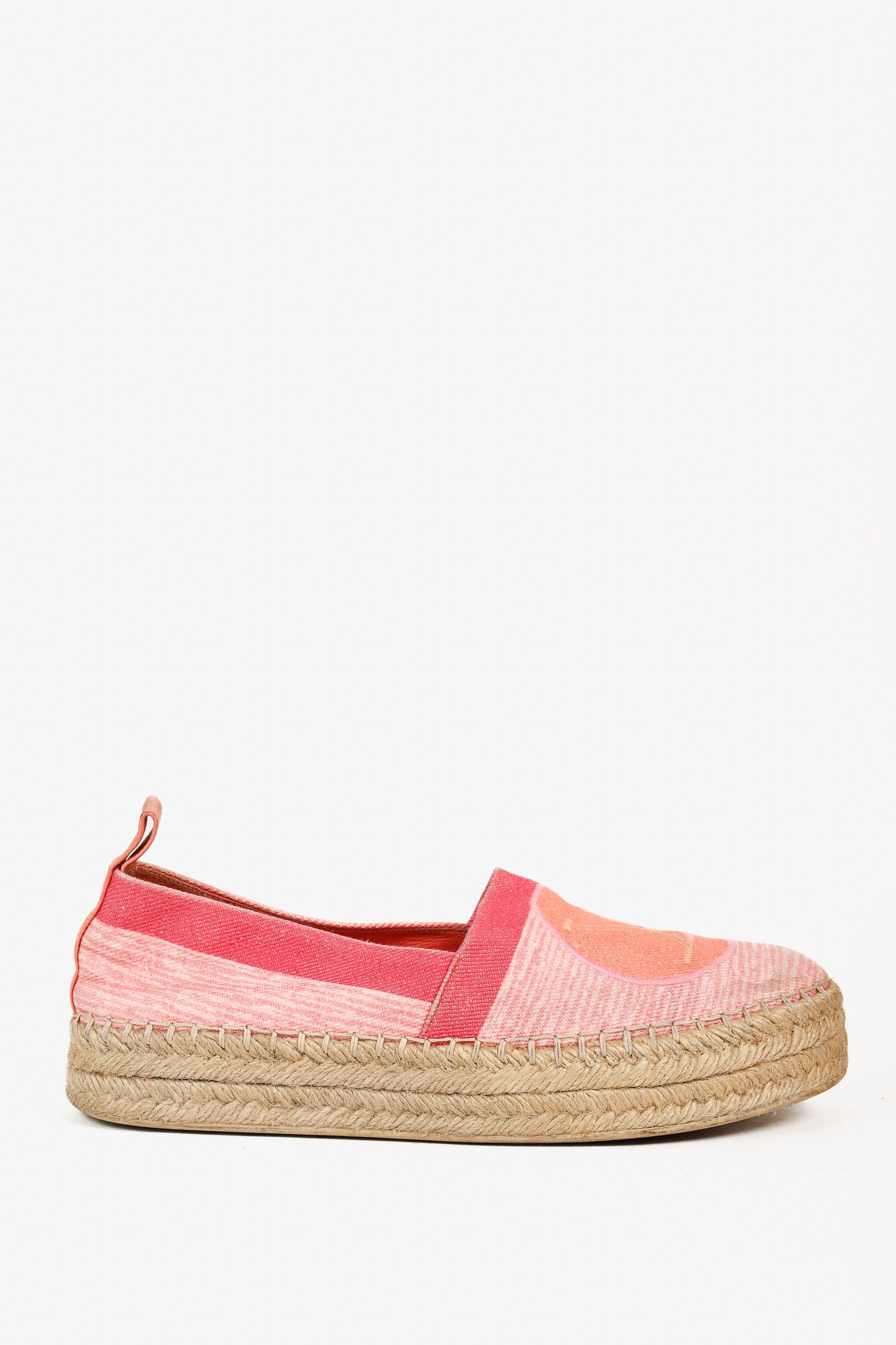 Louis Vuitton Louis Vuitton Pink Shore Embroidered-Logo Espadrilles Size US 7.5 / IT 37.5 - 2 Thumbnail
