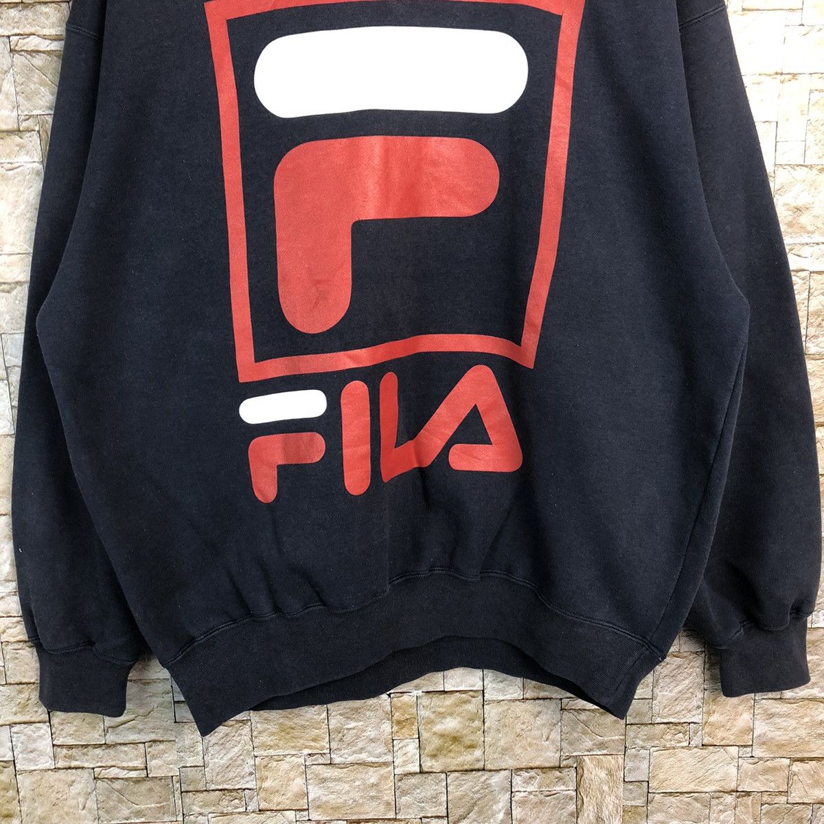 Fila Fila vintage collector item big logo Sweatshirt #A249 Size US L / EU 52-54 / 3 - 3 Thumbnail