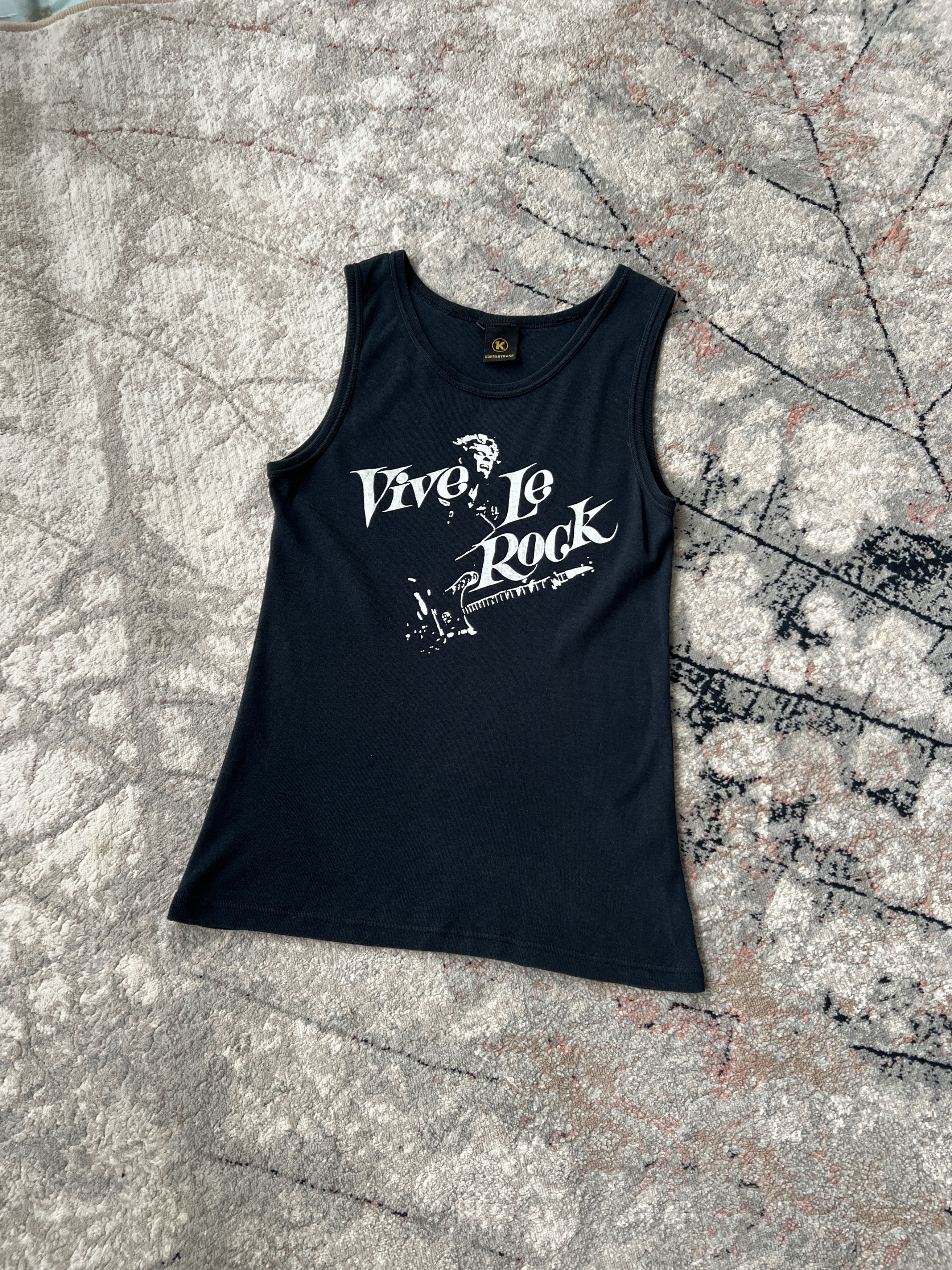 Vintage Vive Le Rock Vintage Tank Top Size US S / EU 44-46 / 1 - 1 Thumbnail