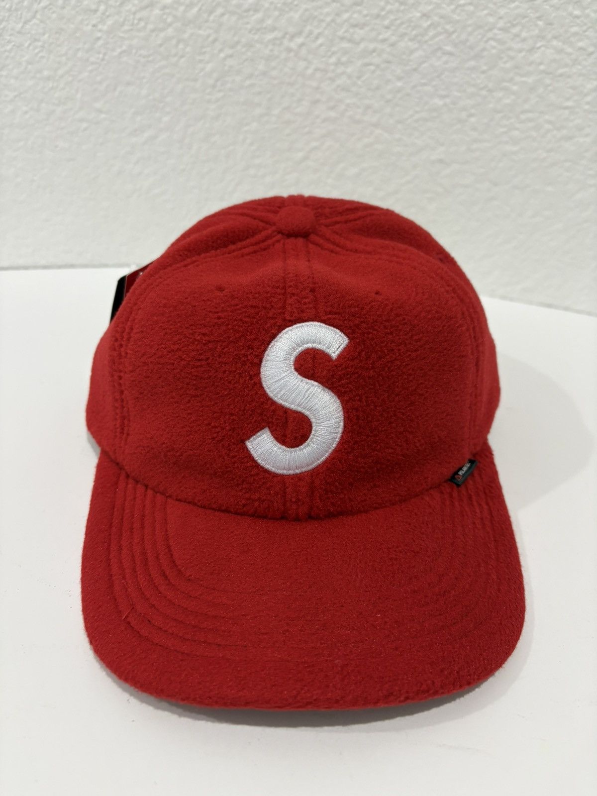 Supreme New w/tags Made in USA Red Supreme Polartec 6 Six panel cap Size ONE SIZE - 1 Thumbnail