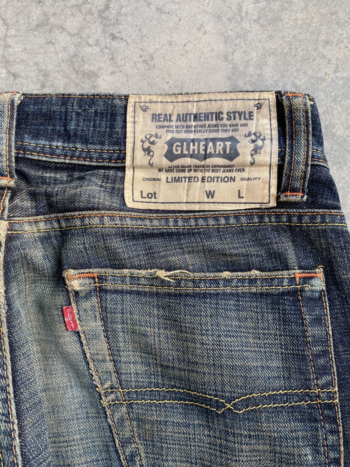 Hysteric Glamour × If Six Was Nine × PPFM Vintage GL HEARTS flare denim pants(sku 4) Size US 29 - 4 Thumbnail