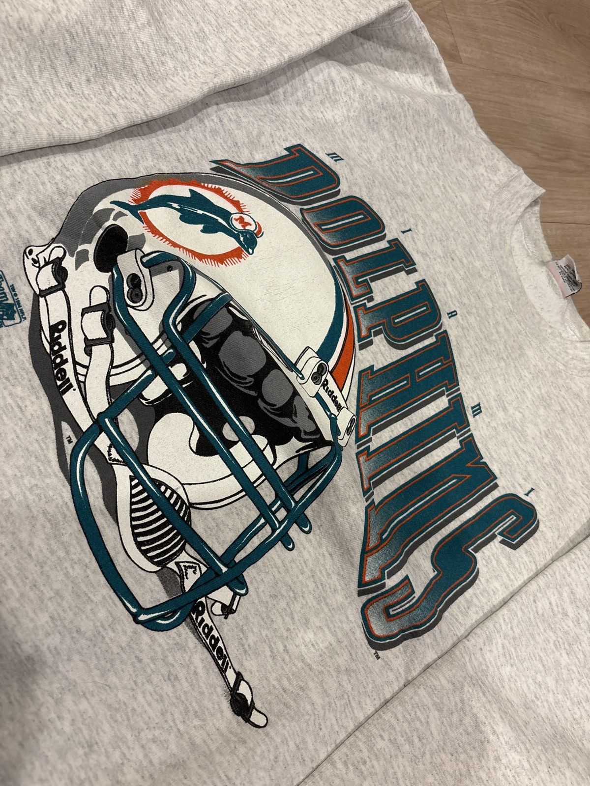NFL Vintage original Miami Dolphins Riddell crewneck Size US XL / EU 56 / 4 - 2 Thumbnail