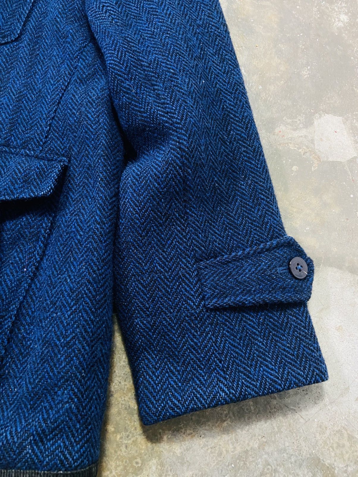 Harris Tweed Harris Tweed X United Arrow Hoodie Wool Jacket Size US L / EU 52-54 / 3 - 7 Thumbnail