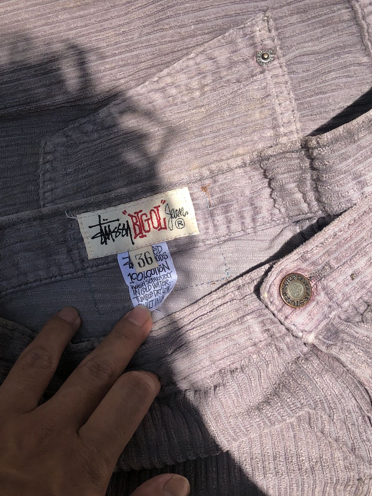 Stussy × Vintage Vintage jorts stussy big ol 80s Size US 36 / EU 52 - 4 Thumbnail