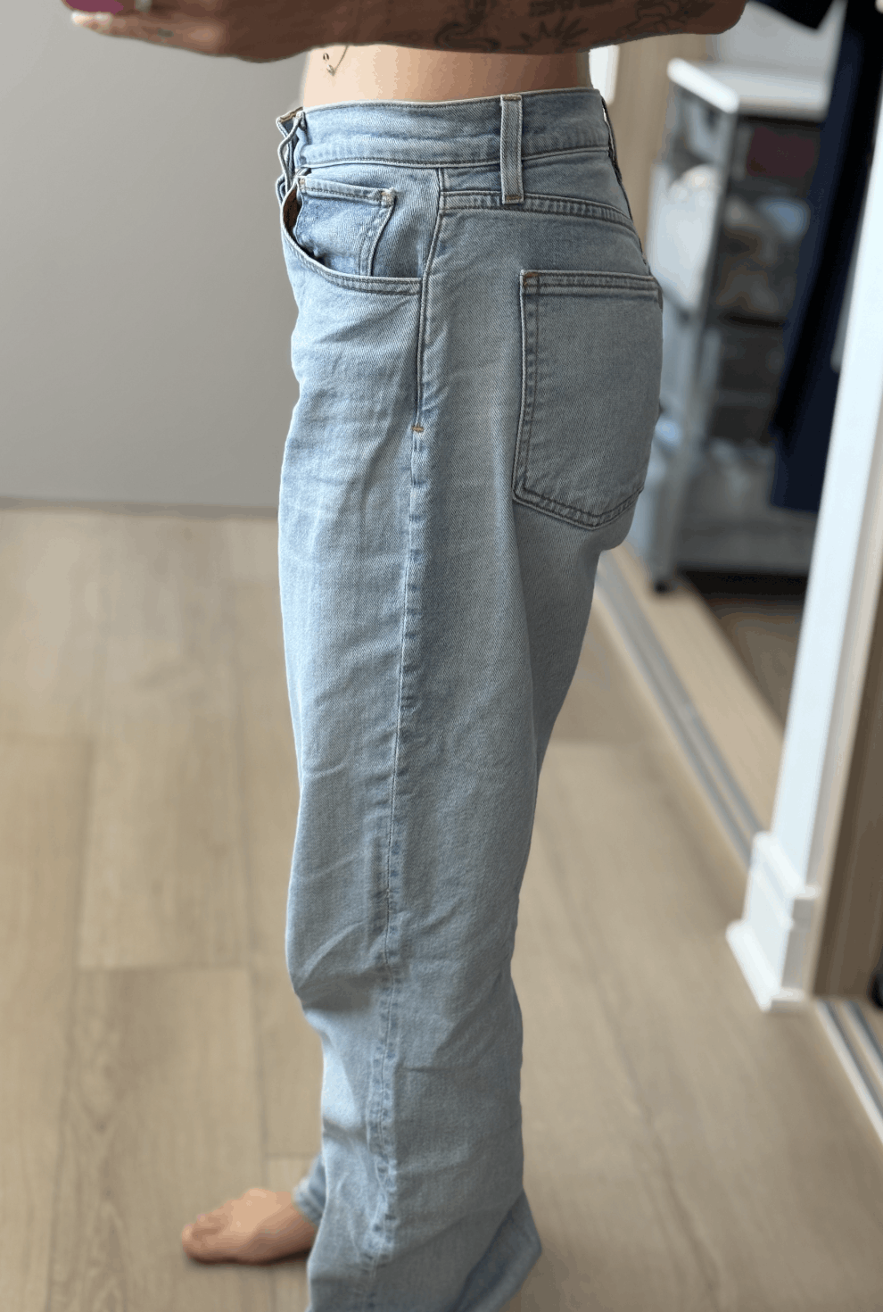 3x1 3x1 x Mimi Cuttrell Kirk High Rise Medium Wash Skinny Jeans Size 28" / US 6 / IT 42 - 3 Thumbnail