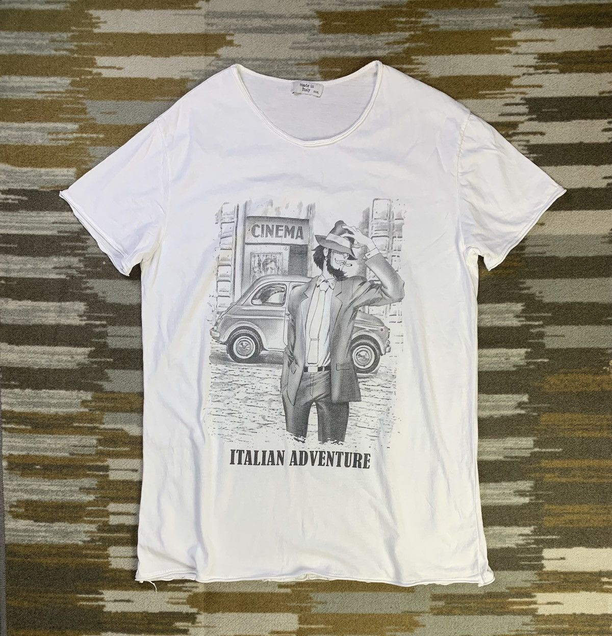 Art Comes First RARE VINTAGE ITALIAN ADVENTURE RAW HEM T-SHIRT Art Designer Size US L / EU 52-54 / 3 - 1 Thumbnail