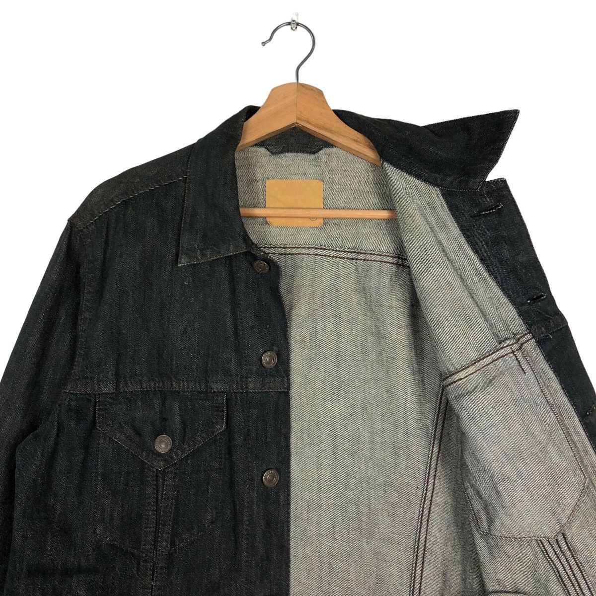 Japanese Brand 🔥Vintage Trucker Denim Jacket Uniqlo Japan Issey Miyake Size US M / EU 48-50 / 2 - 12 Thumbnail