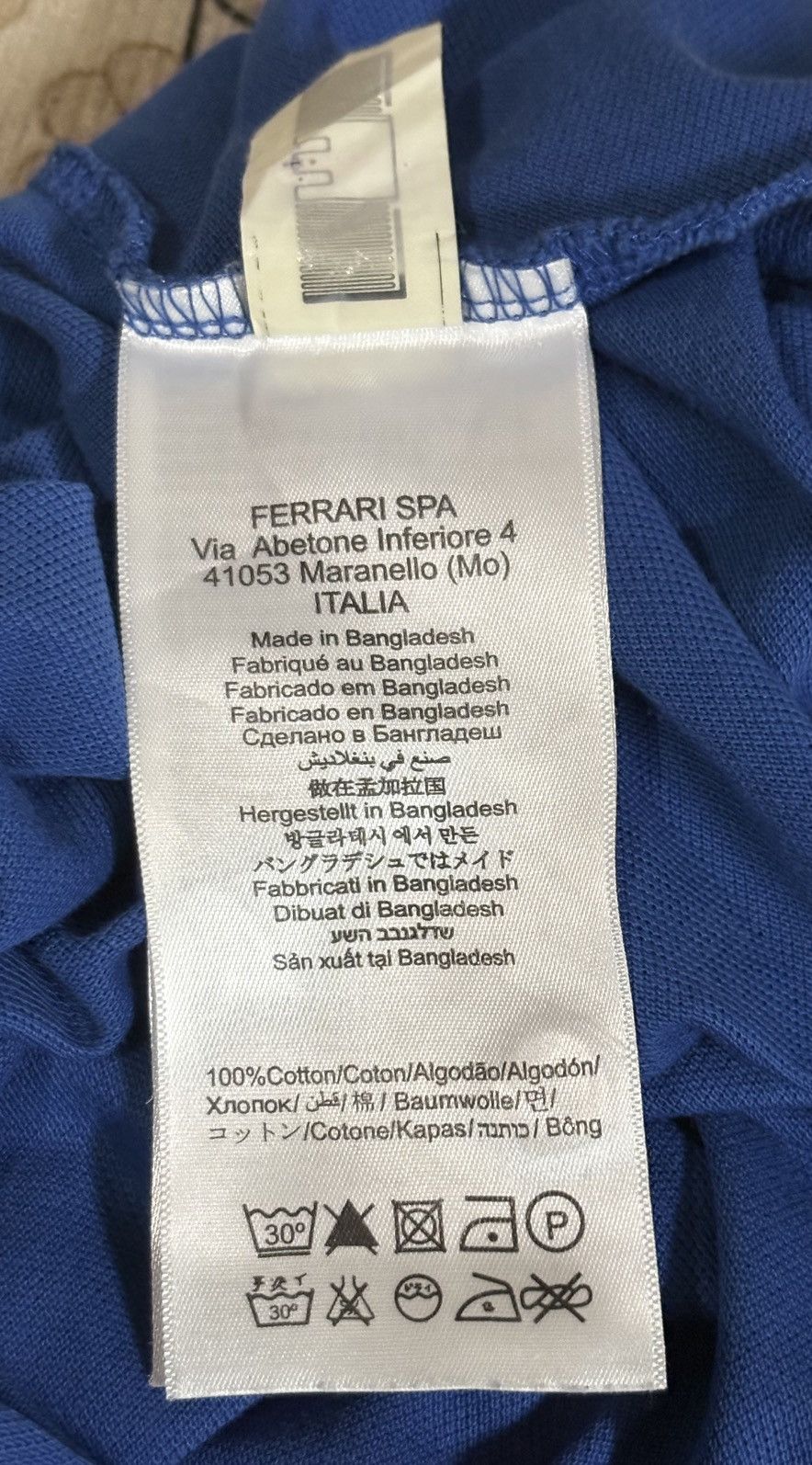 Ferrari SCUDERIA FERRARI Small Logo Polo Tee Size US M / EU 48-50 / 2 - 9 Thumbnail