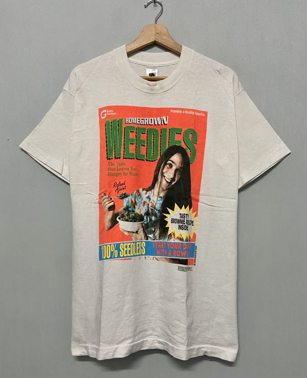 Vintage Vintage 90s Homegrown Weedies Dog Eat Dog Ganja Weed Promo Size US L / EU 52-54 / 3 - 3 Thumbnail