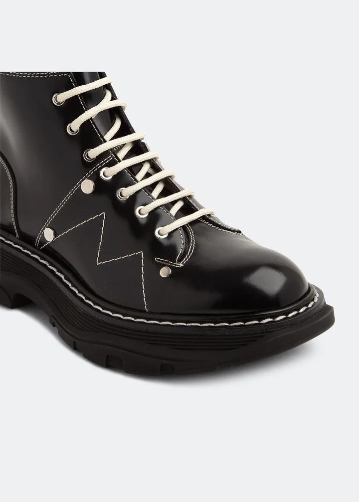 Alexander McQueen o1w1db10925 Tread Slick Boot in Black Size US 10 / IT 40 - 5 Thumbnail