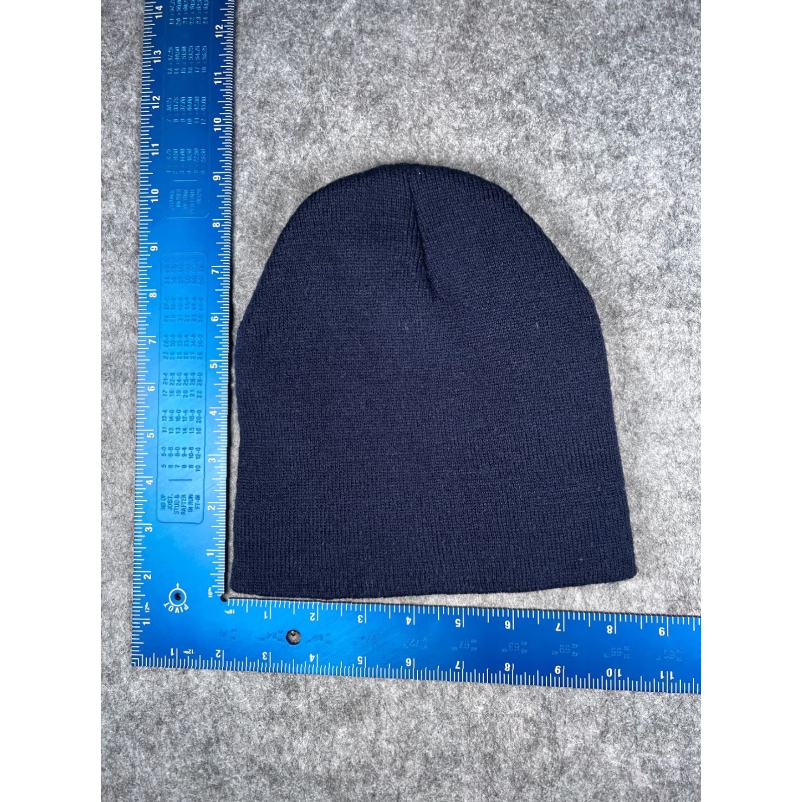 Vintage Yupoong Hat Adult One Size Blue Solid Logo Ski Acrylic Mens Size ONE SIZE - 4 Thumbnail
