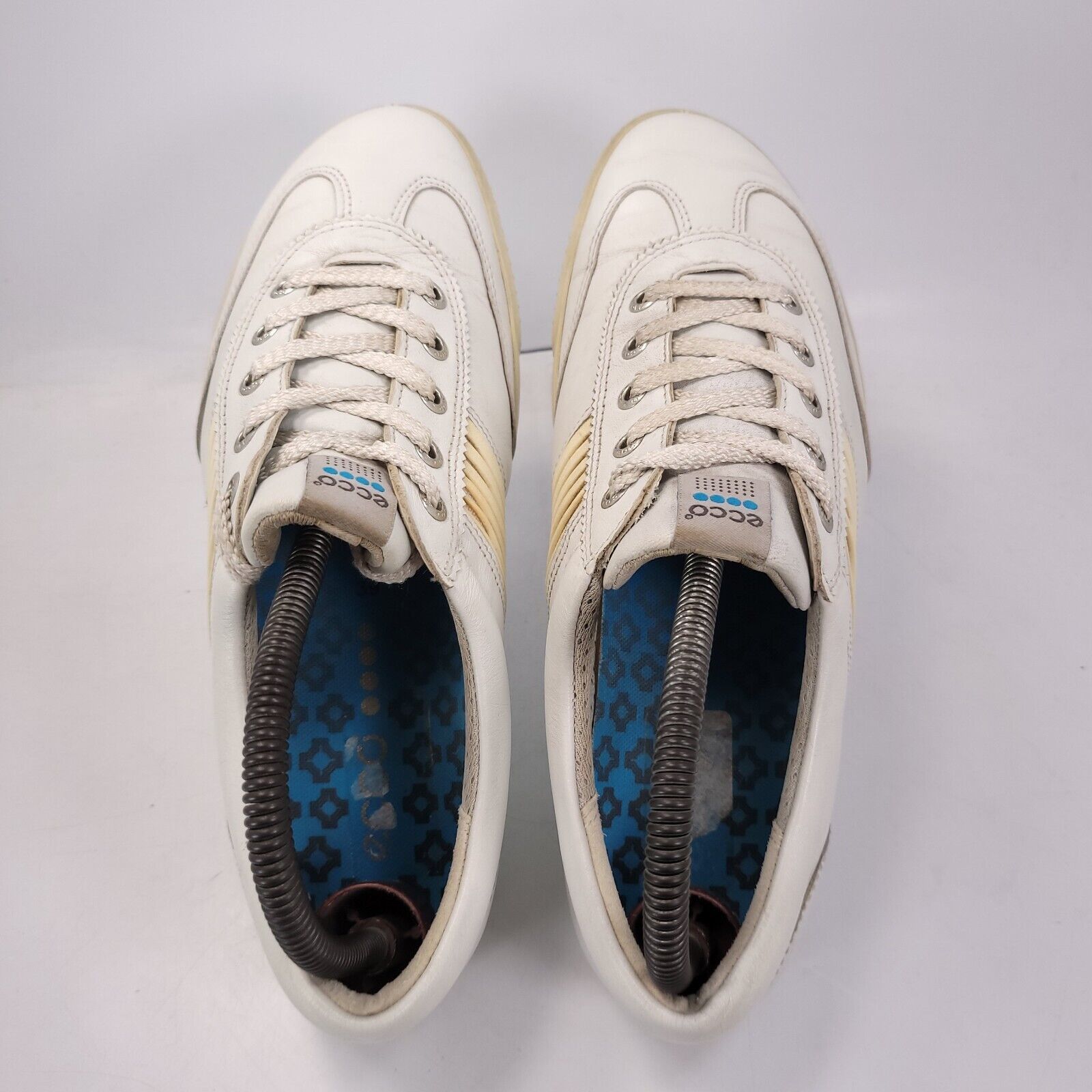 Ecco Ecco Athletic Leather Golf Shoe Womens Size 9 39 Beige White Size US 9 / IT 39 - 4 Thumbnail